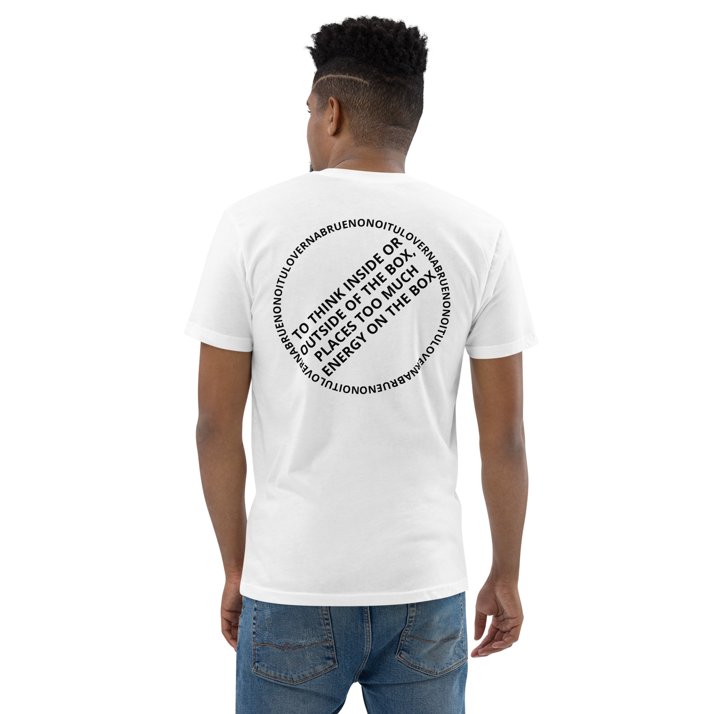 "INNOVATION" Men's Fitted T-shirt