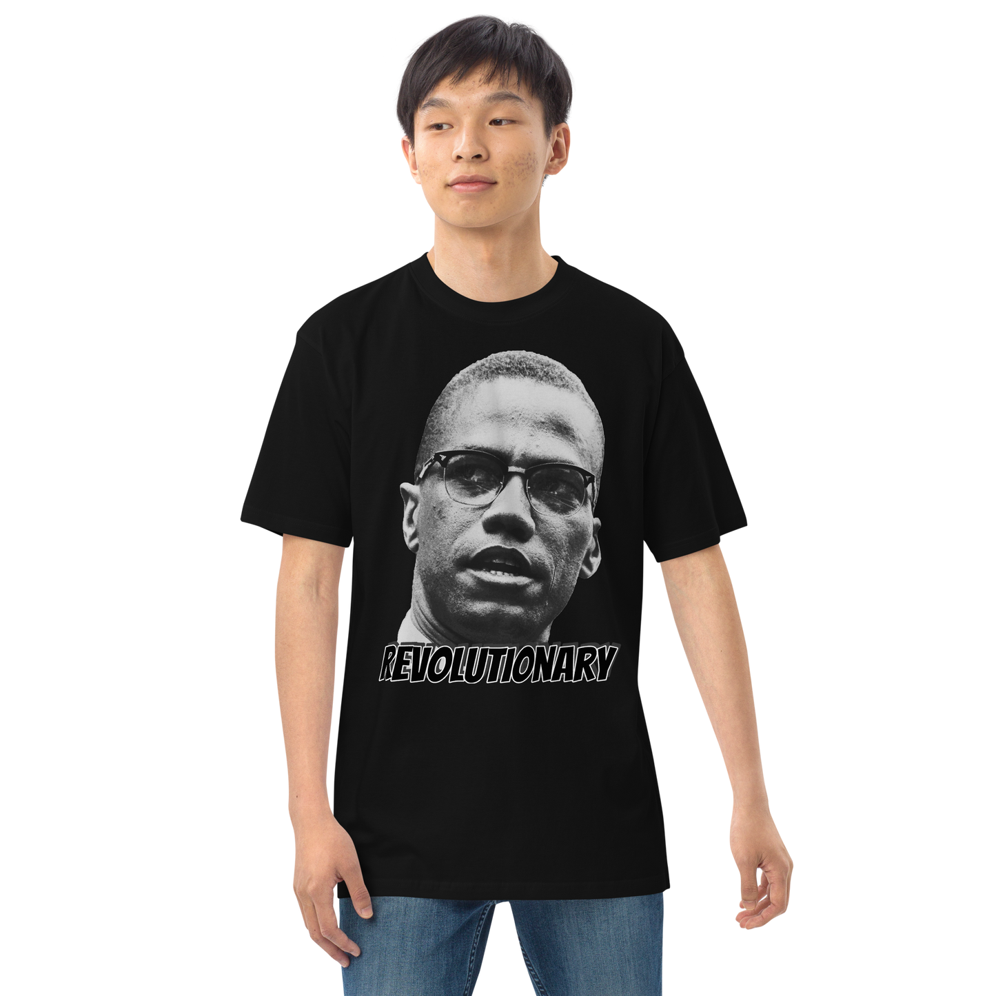 "MALCOLM X" Men’s Premium Heavyweight Tee