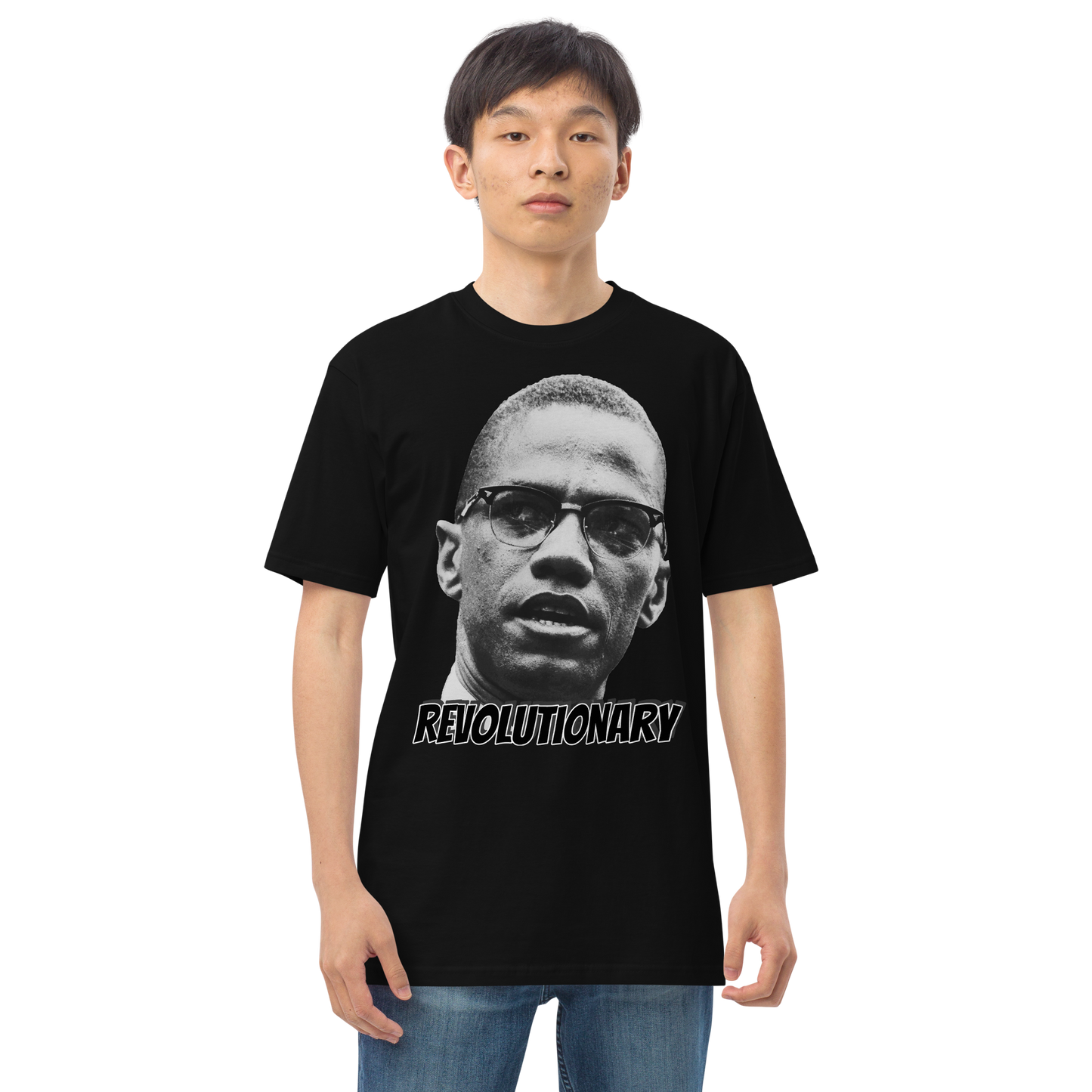 "MALCOLM X" Men’s Premium Heavyweight Tee