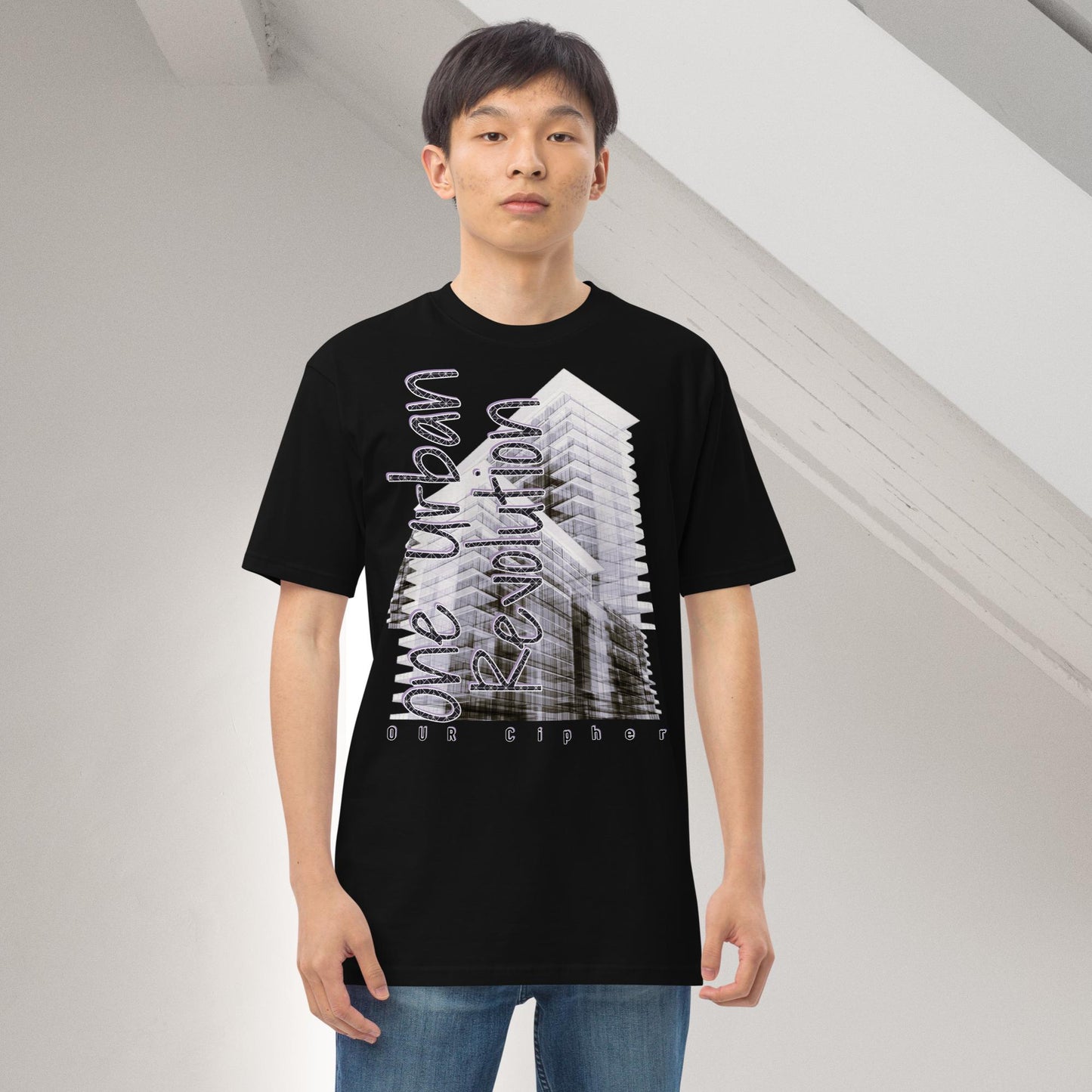 "URBAN LIGHT" Men’s Premium Heavyweight Tee