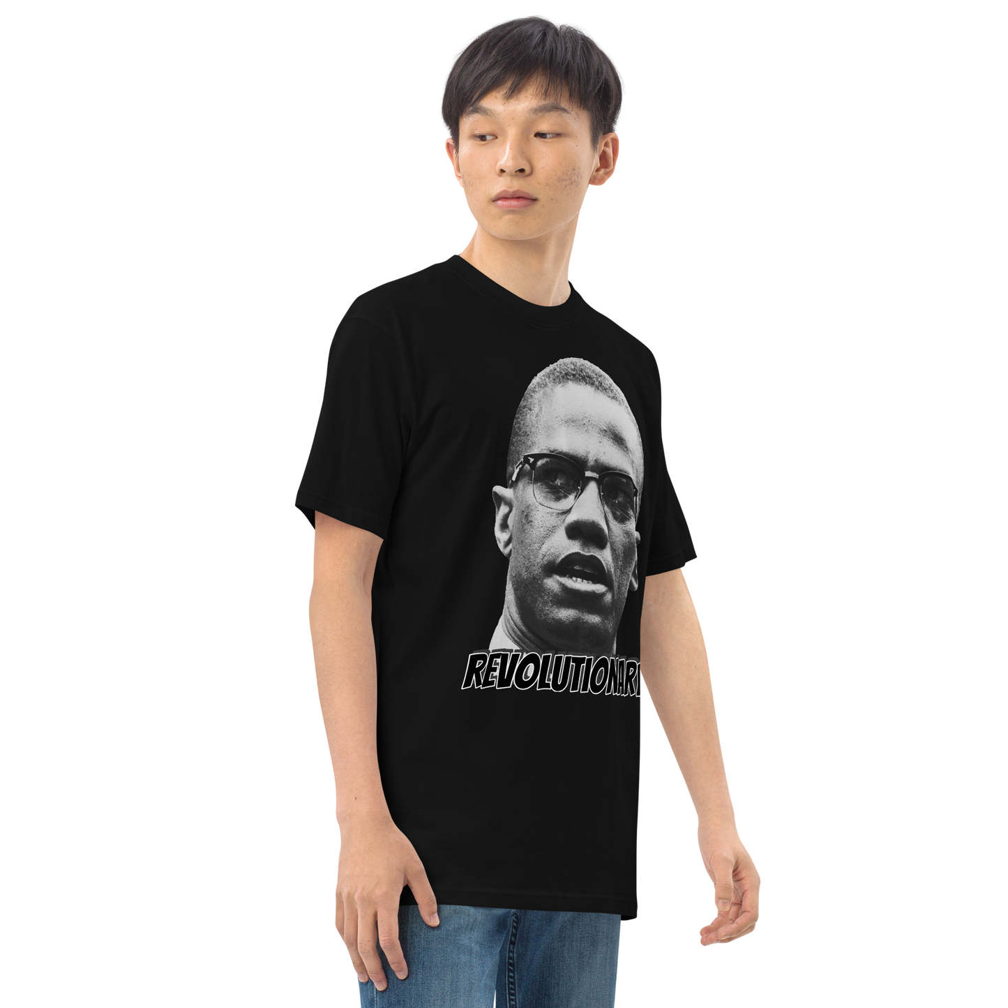 "MALCOLM X" Men’s Premium Heavyweight Tee