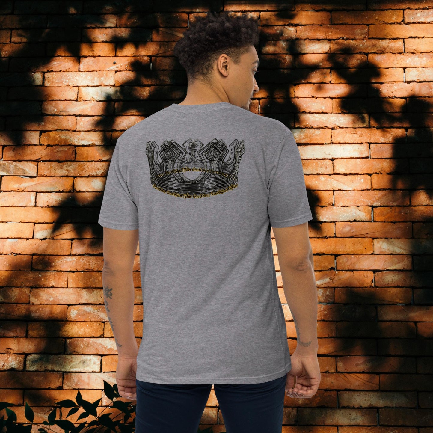 "KING OF THE CONCRETE JUNGLE" Men’s Premium Heavyweight Tee