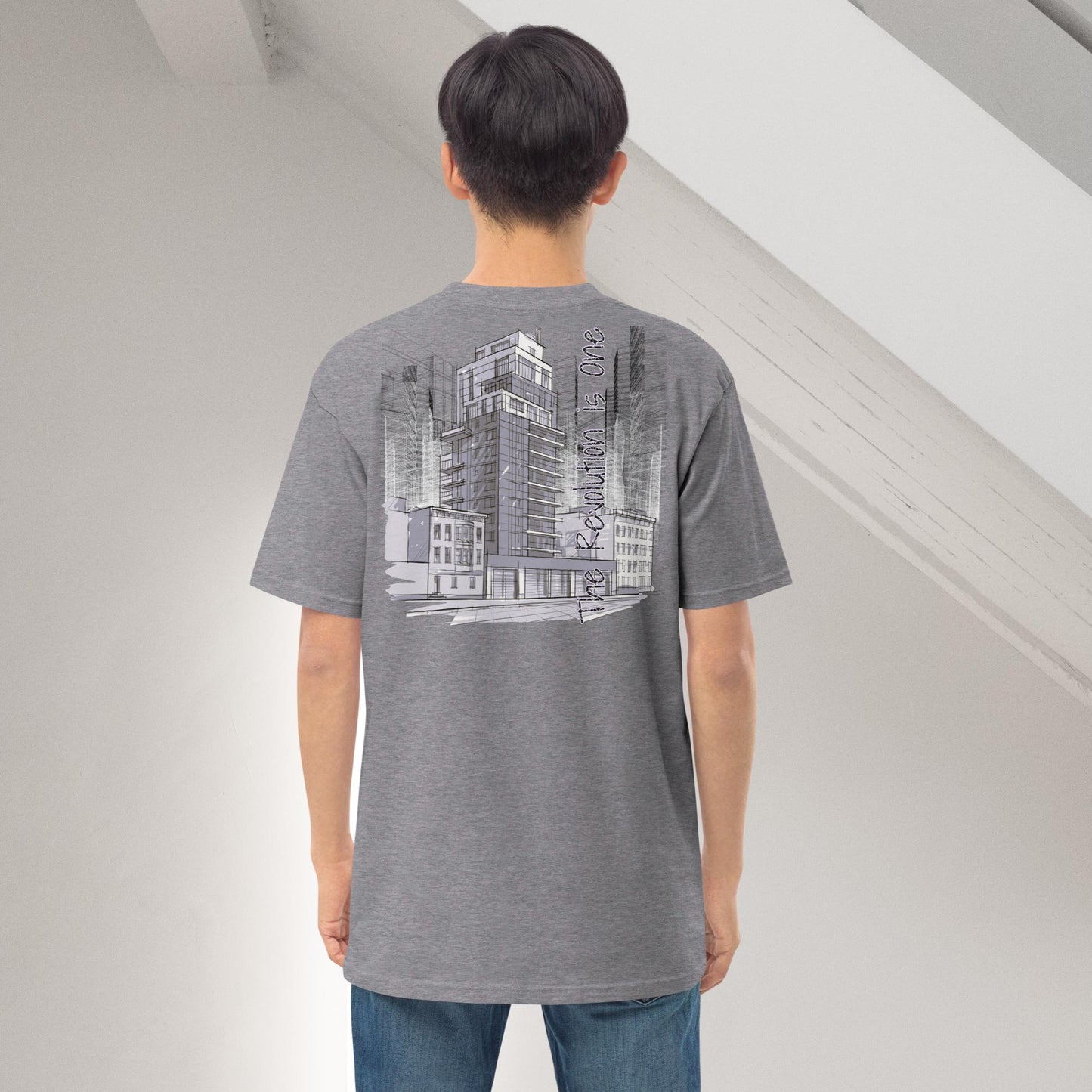 "URBAN LIGHT" Men’s Premium Heavyweight Tee