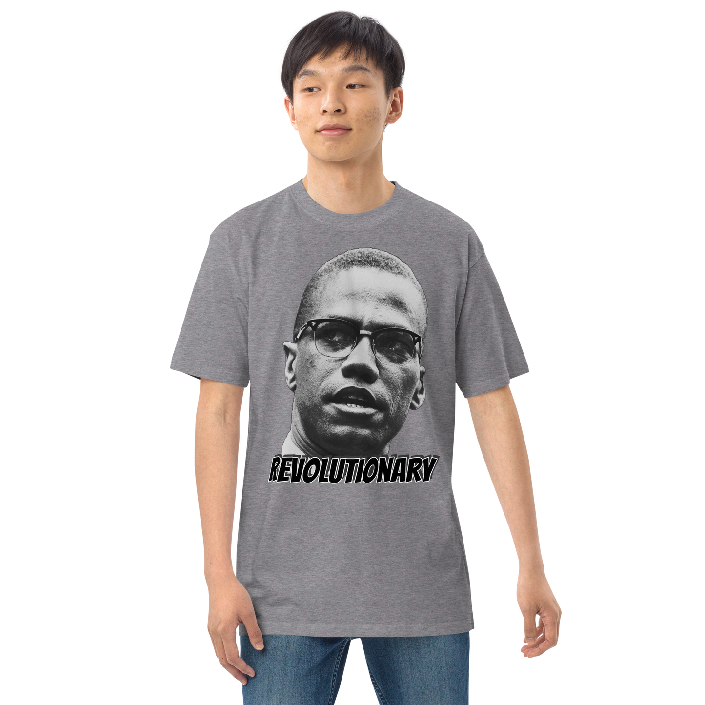 "MALCOLM X" Men’s Premium Heavyweight Tee