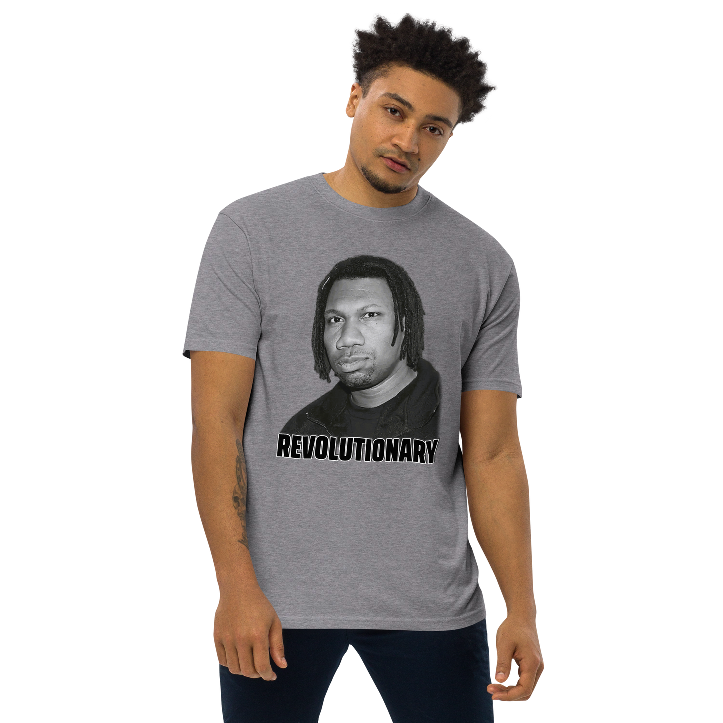 "KRS-ONE" Men’s Premium Heavyweight Tee