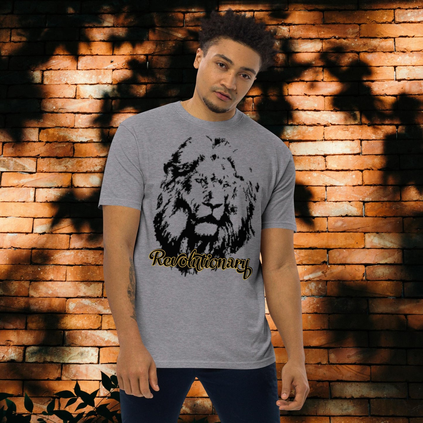 "KING OF THE CONCRETE JUNGLE" Men’s Premium Heavyweight Tee