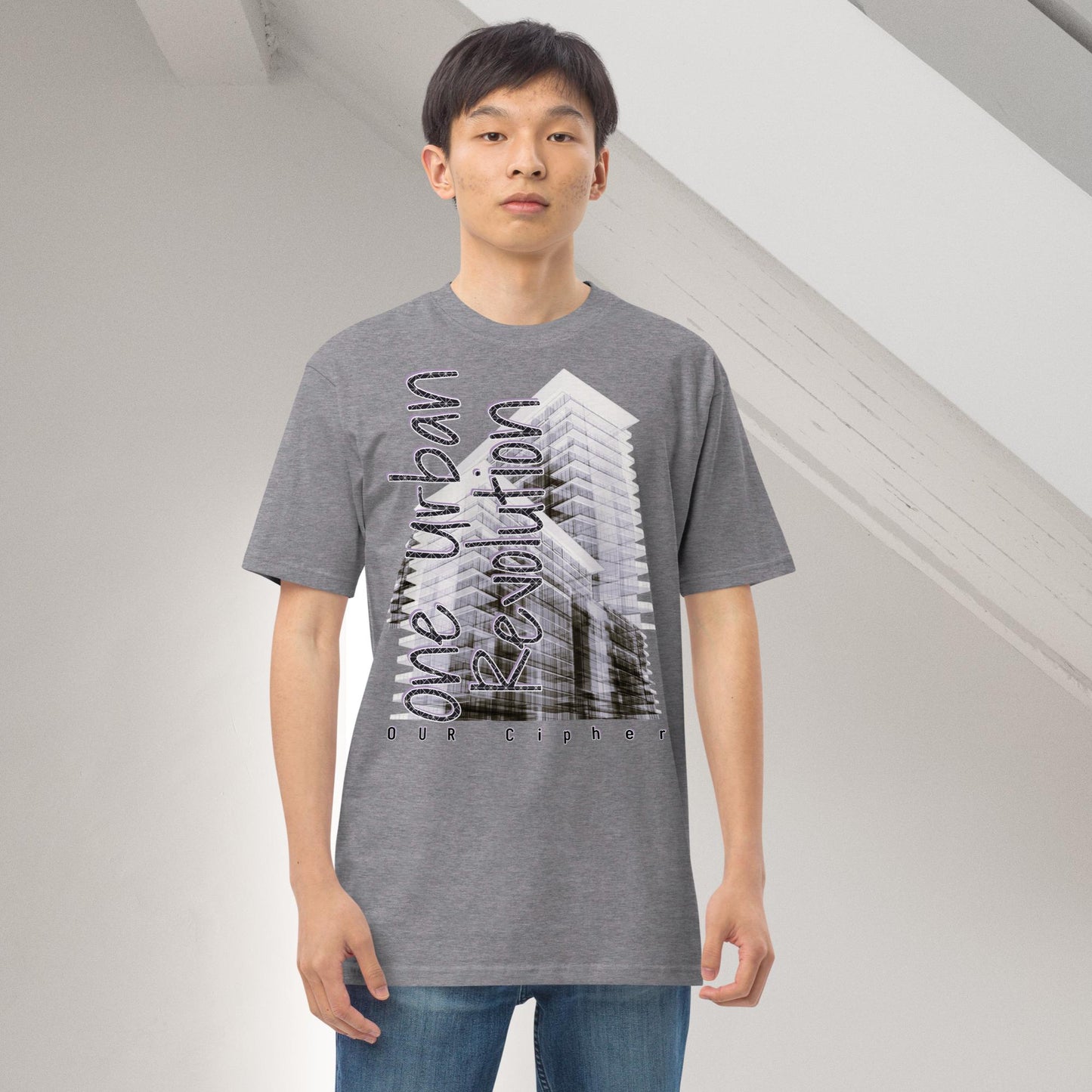 "URBAN LIGHT" Men’s Premium Heavyweight Tee