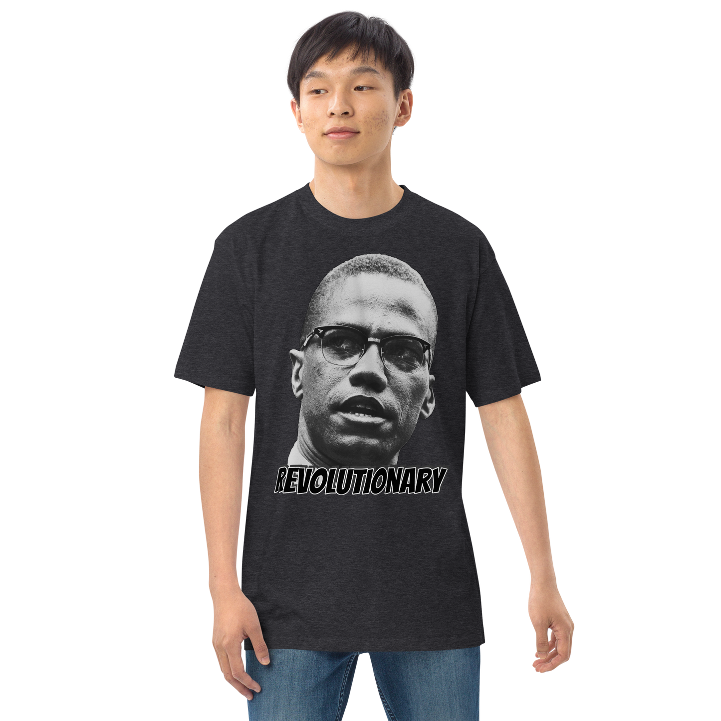 "MALCOLM X" Men’s Premium Heavyweight Tee