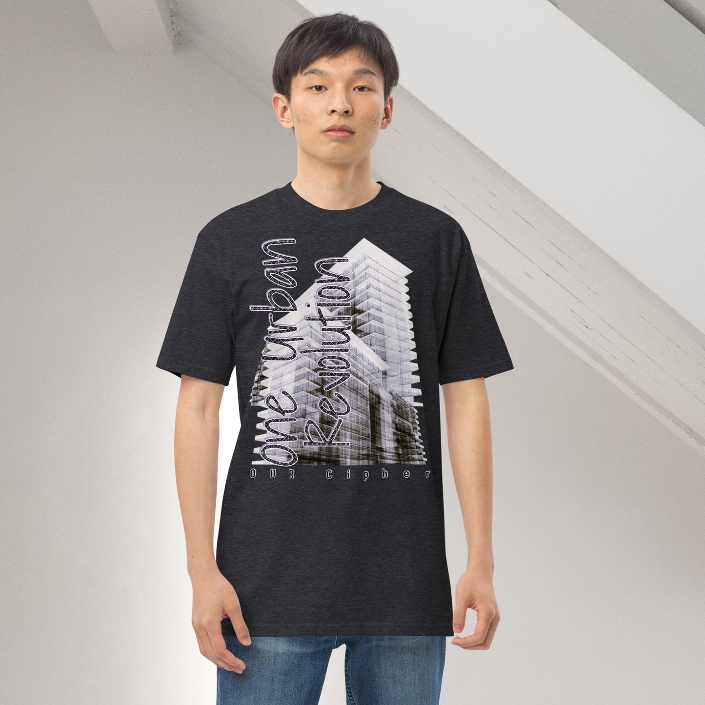 "URBAN LIGHT" Men’s Premium Heavyweight Tee