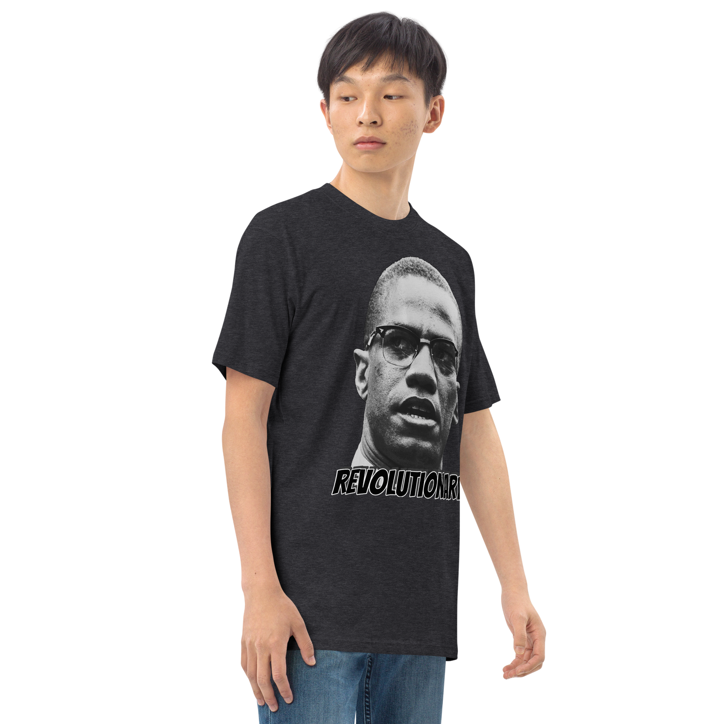 "MALCOLM X" Men’s Premium Heavyweight Tee