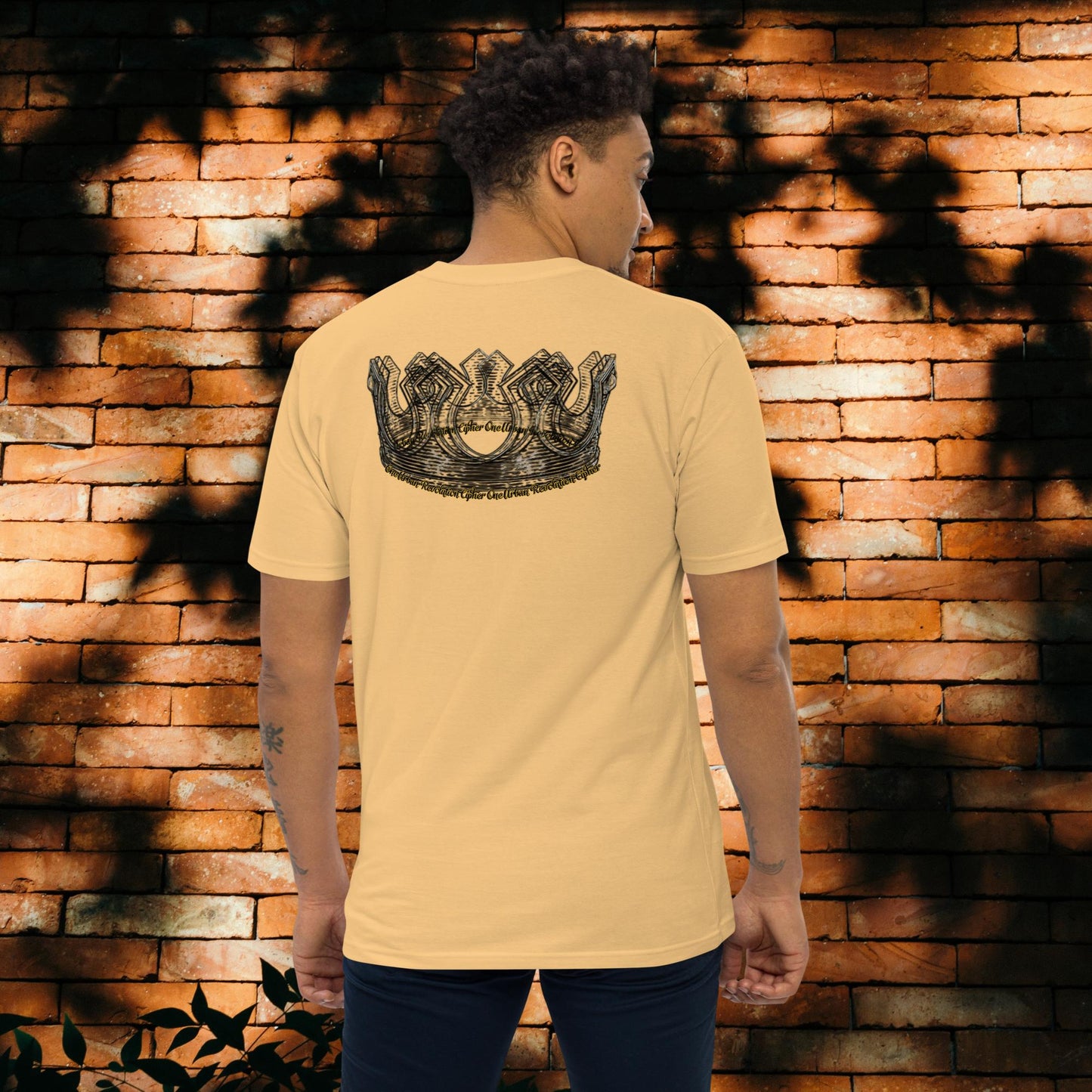 "KING OF THE CONCRETE JUNGLE" Men’s Premium Heavyweight Tee