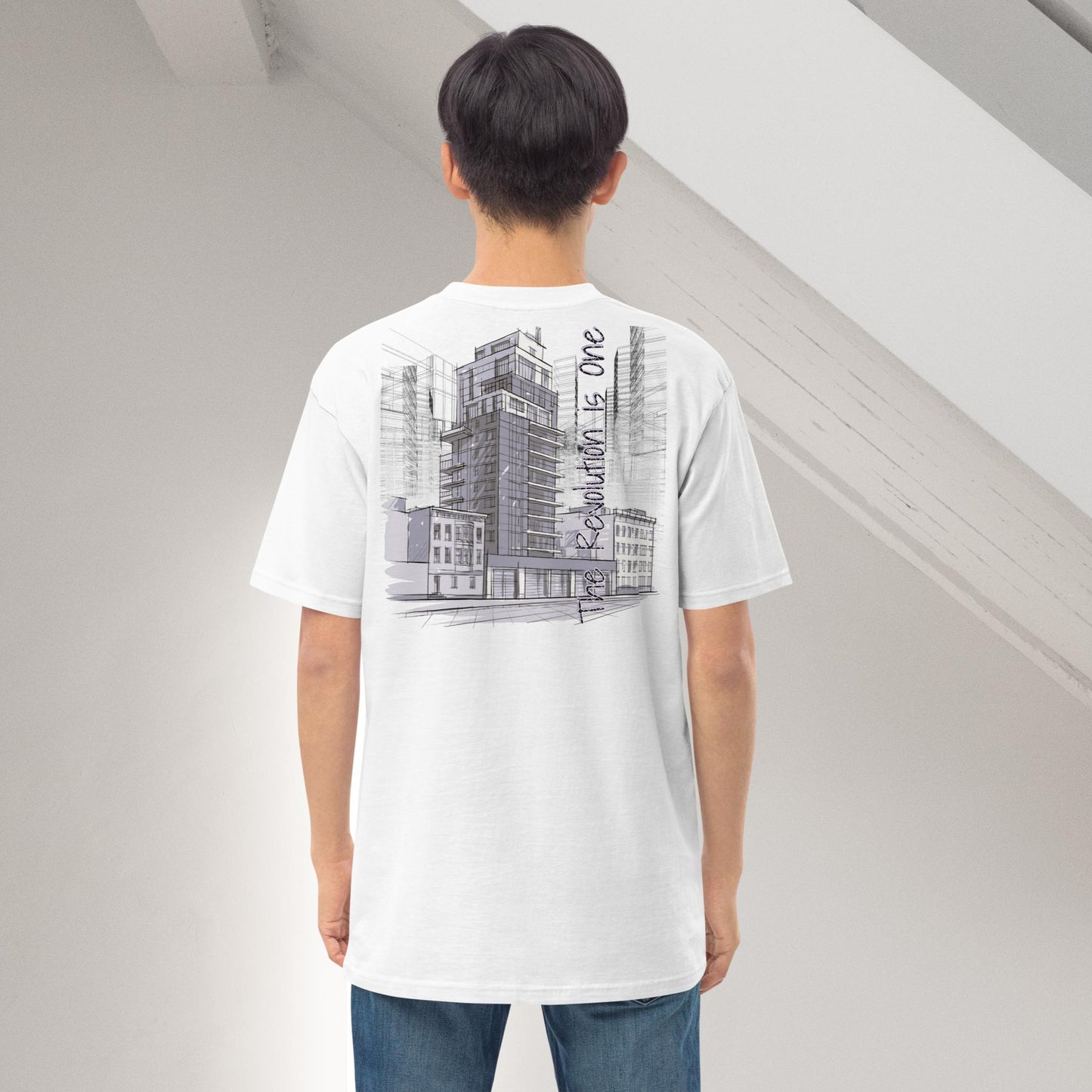 "URBAN LIGHT" Men’s Premium Heavyweight Tee