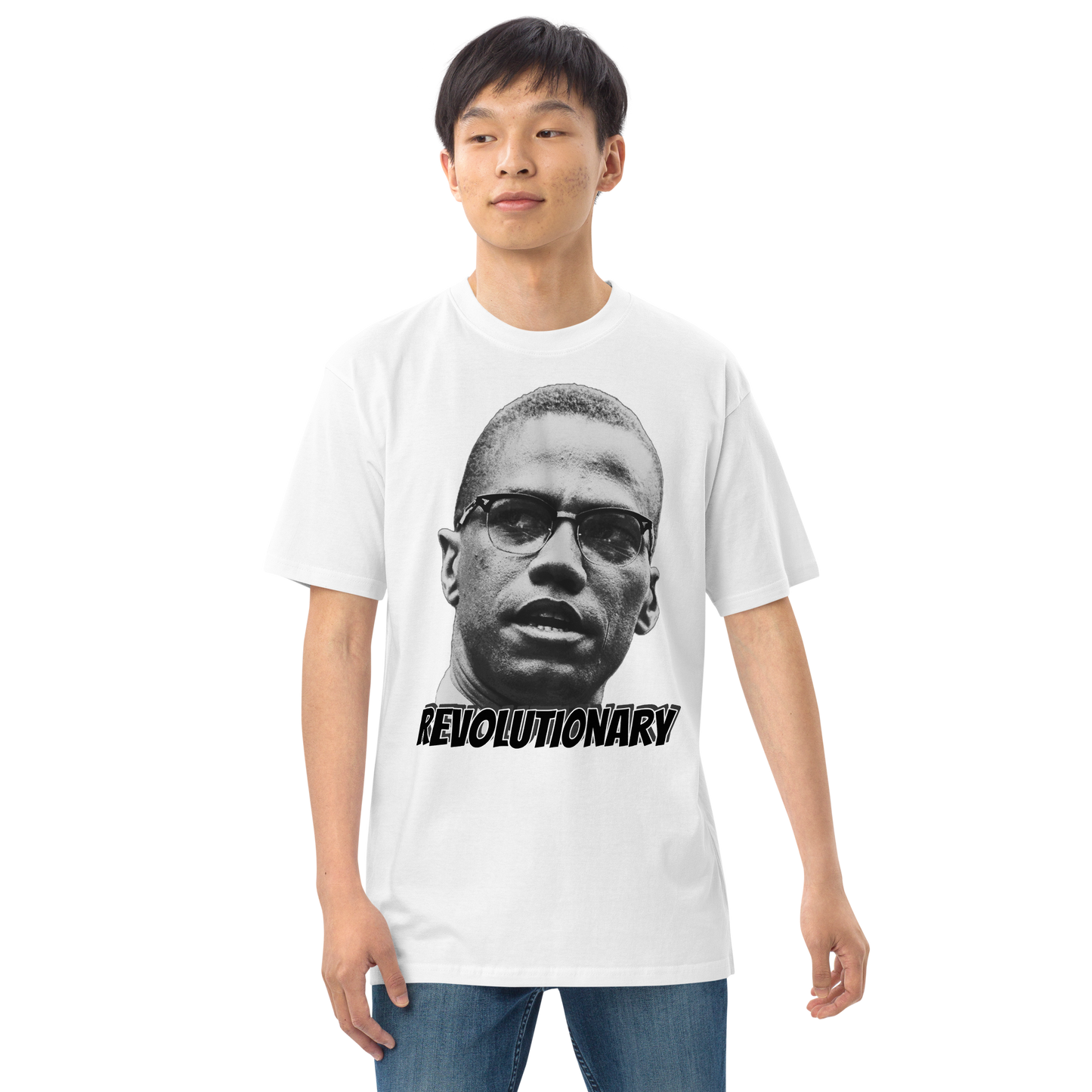 "MALCOLM X" Men’s Premium Heavyweight Tee