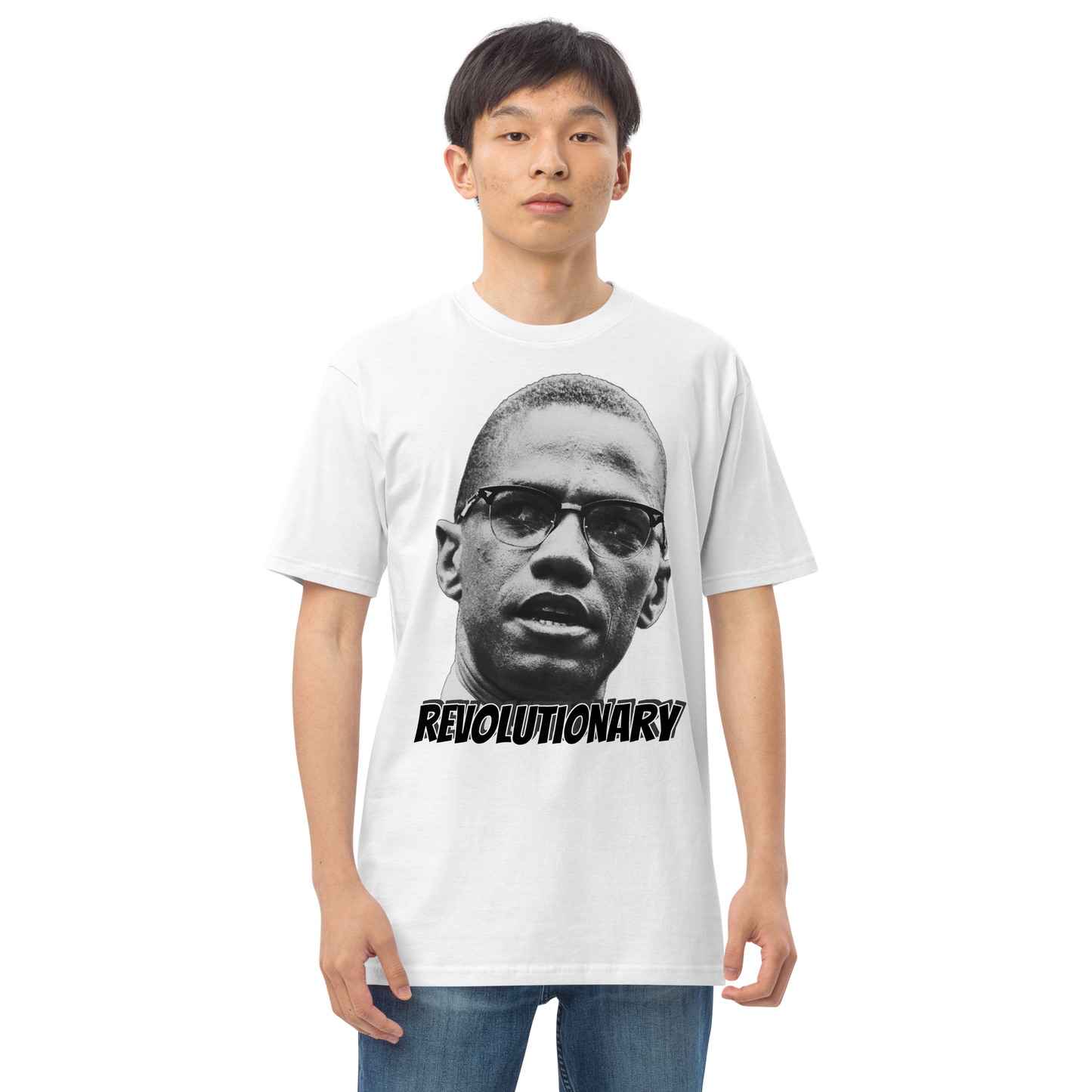 "MALCOLM X" Men’s Premium Heavyweight Tee