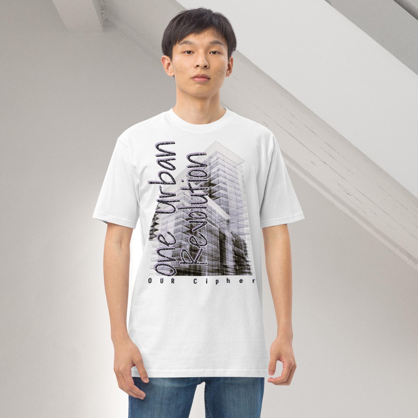 "URBAN LIGHT" Men’s Premium Heavyweight Tee