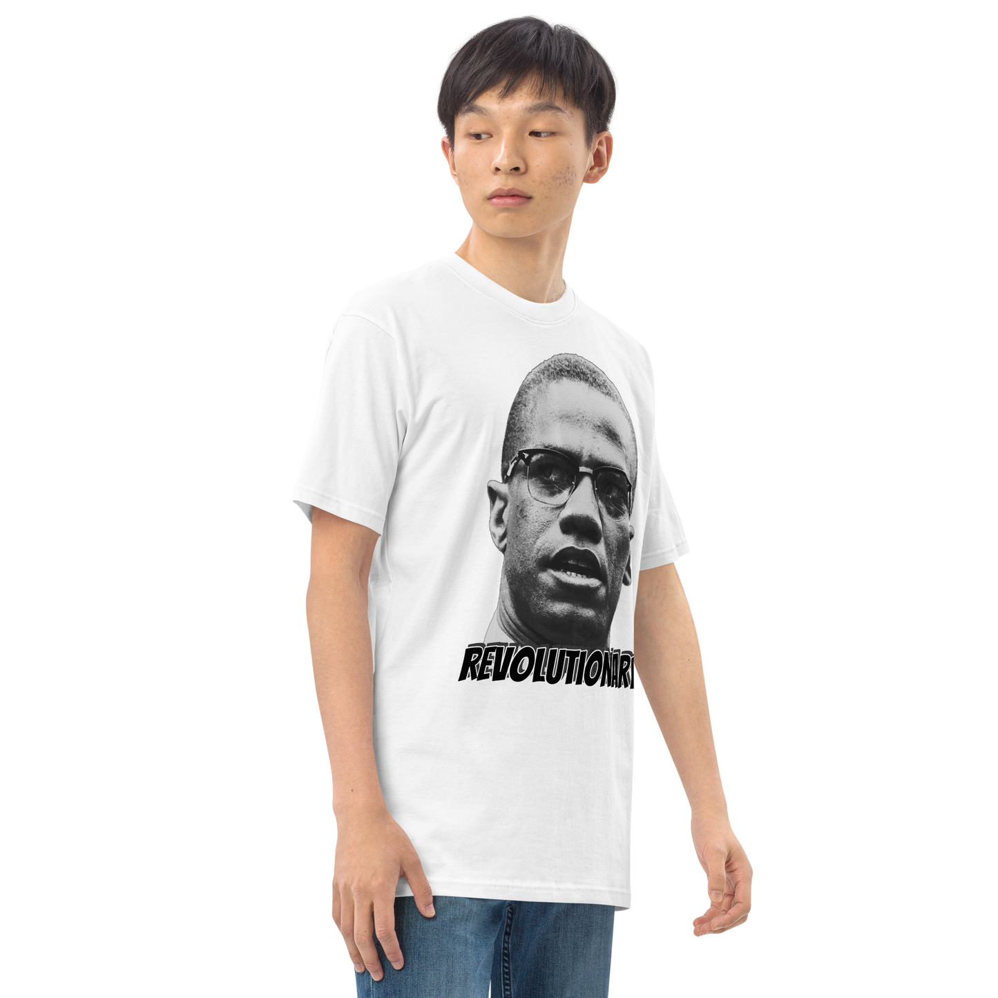 "MALCOLM X" Men’s Premium Heavyweight Tee