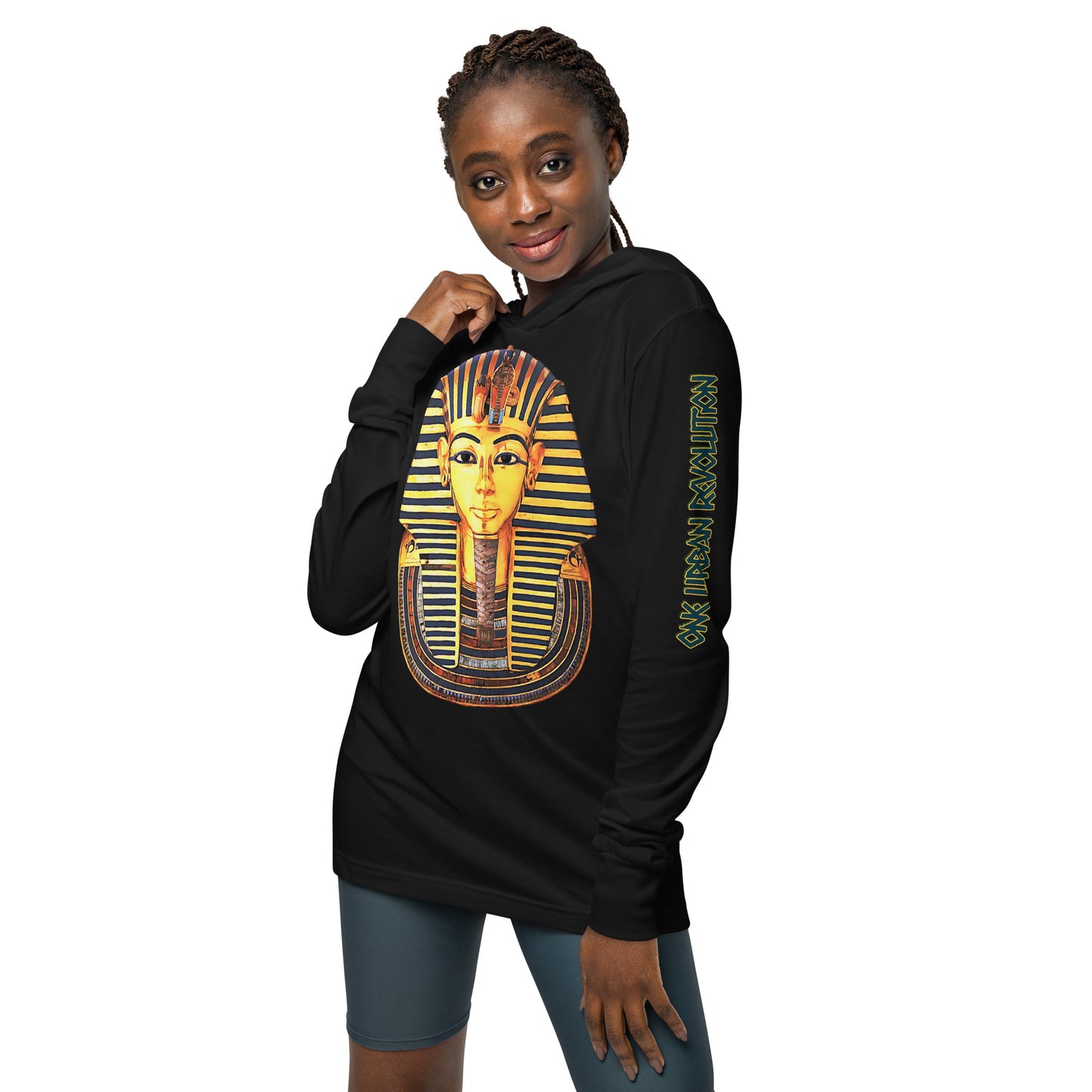 "KING TUT" Unisex Hooded Long-sleeve Tee