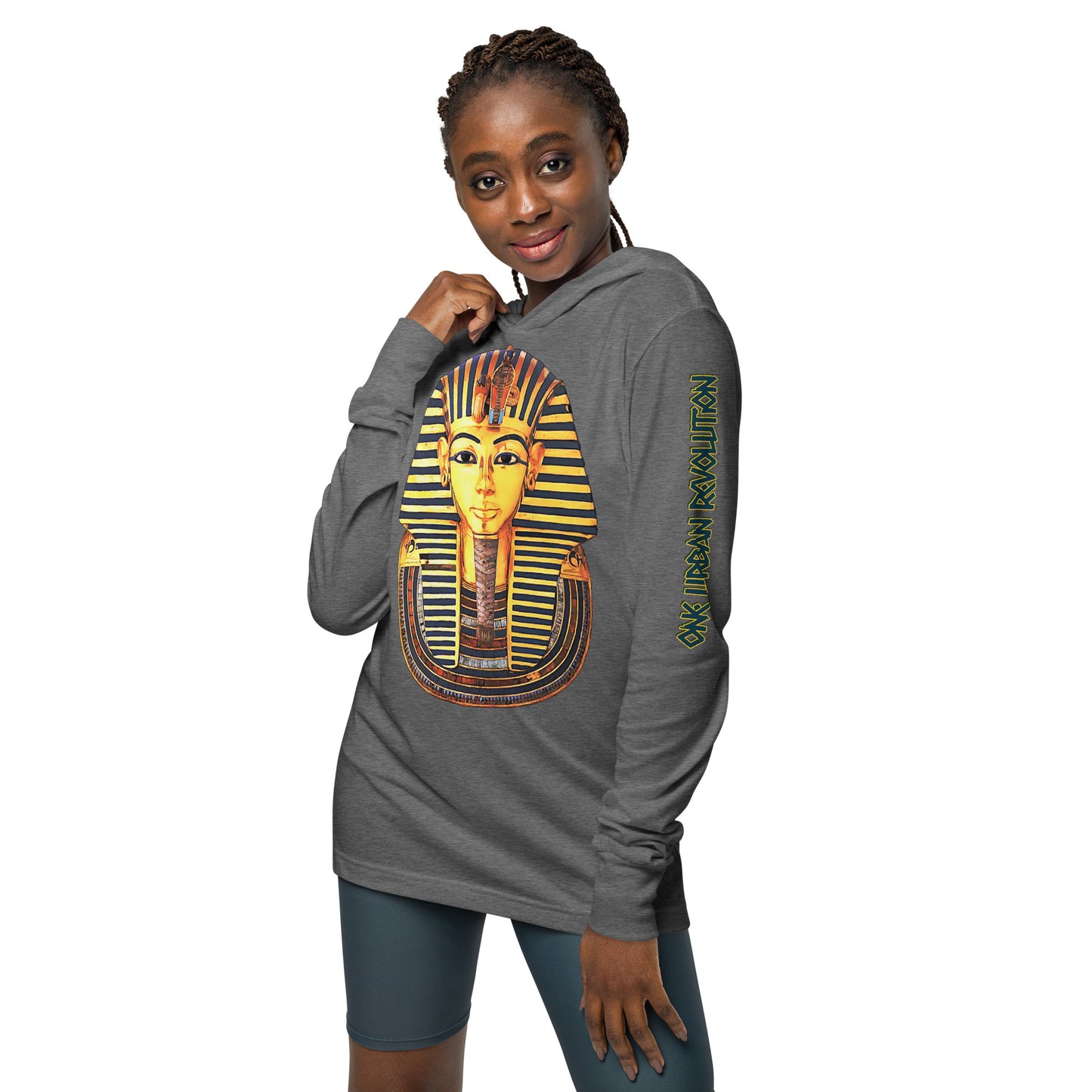 "KING TUT" Unisex Hooded Long-sleeve Tee