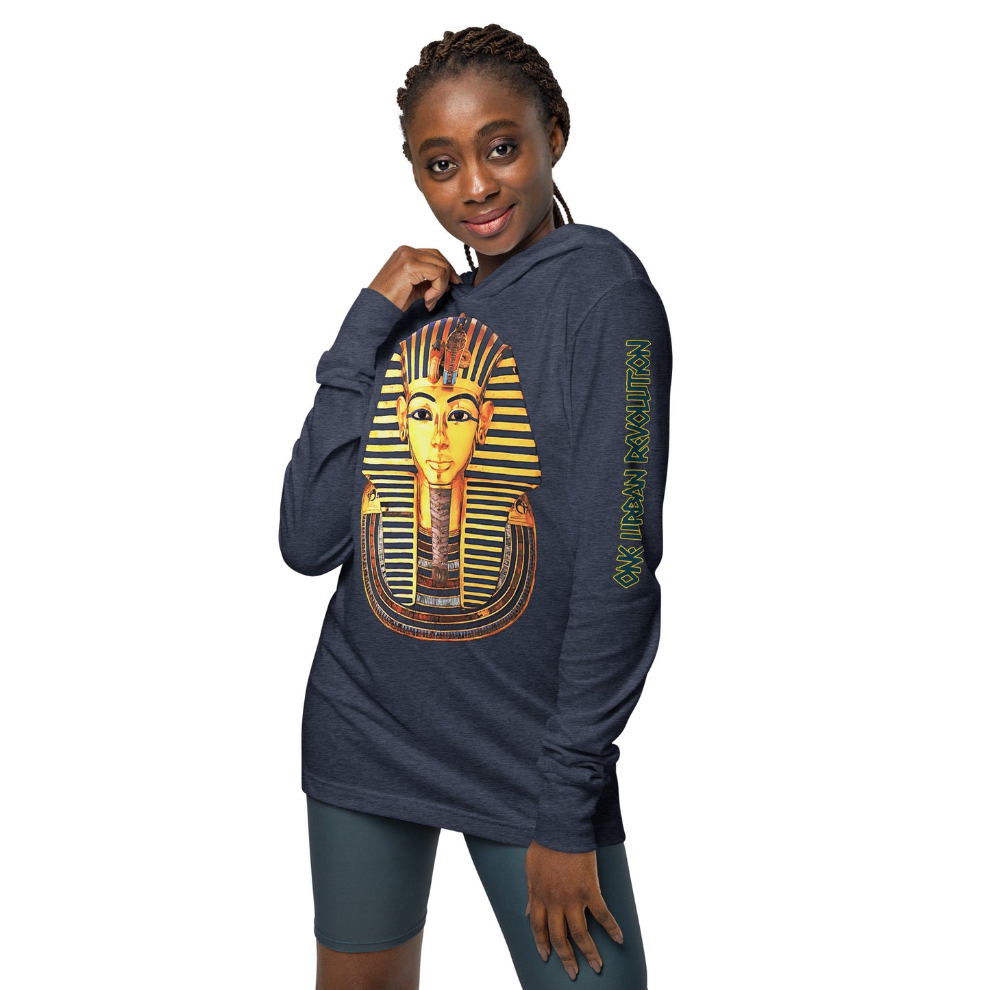 "KING TUT" Unisex Hooded Long-sleeve Tee