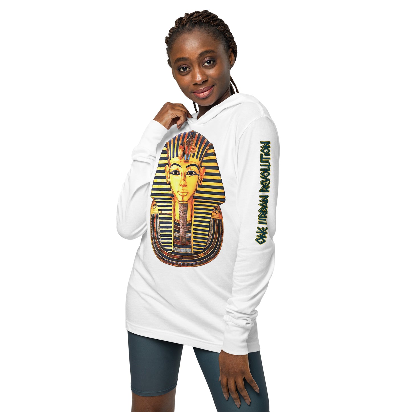 "KING TUT" Unisex Hooded Long-sleeve Tee