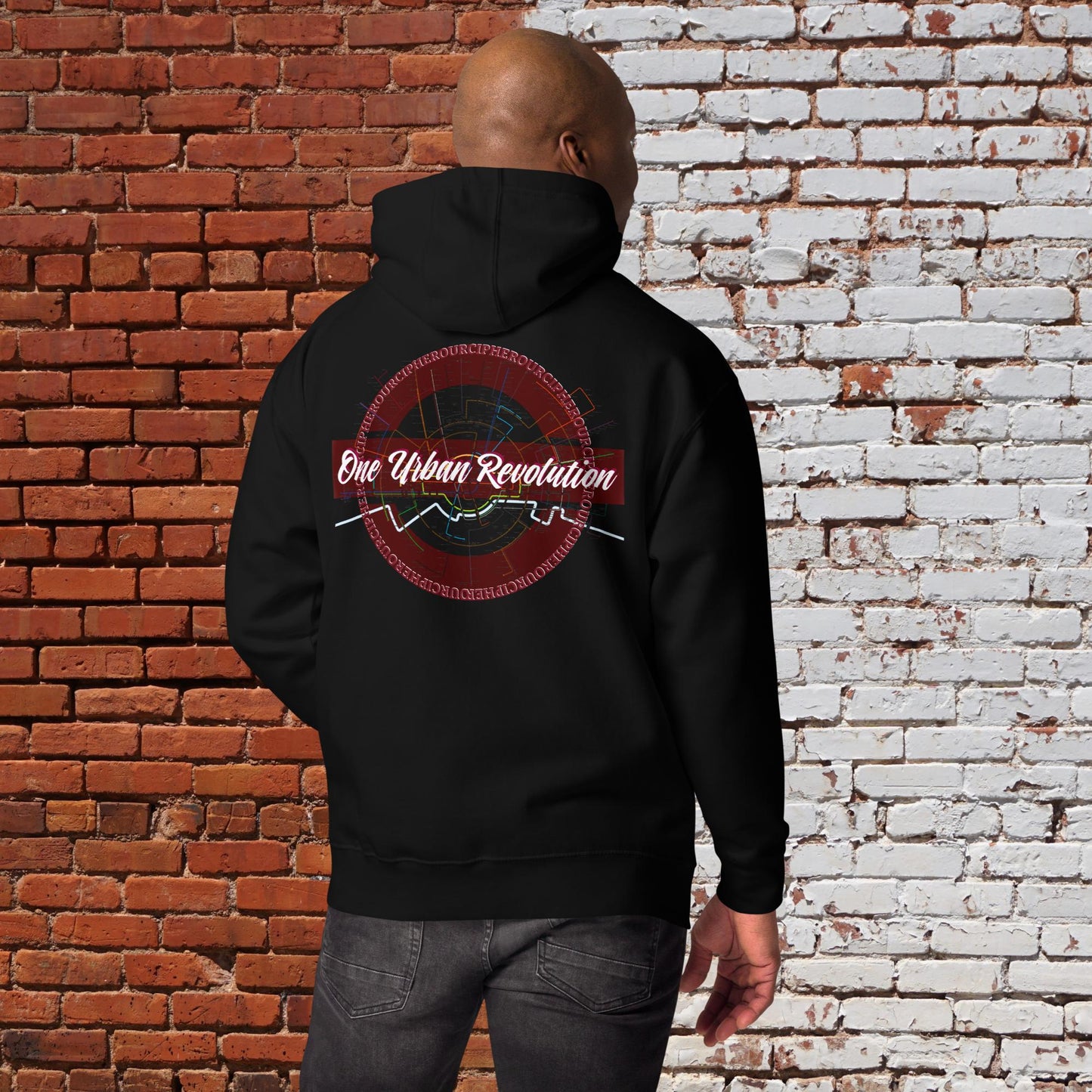 "UNDERGROUND" Embroidered Unisex Hoodie