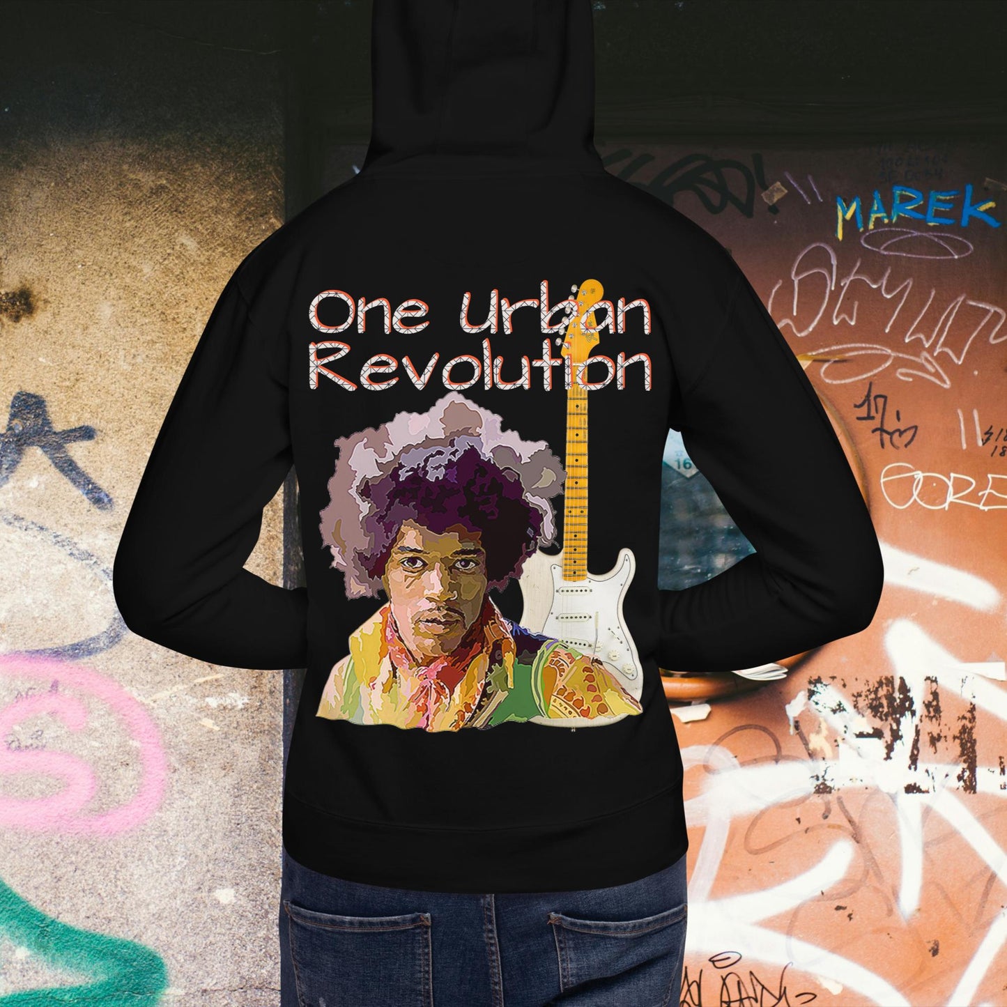 "HENDRIX" Unisex Embroidered Hoodie