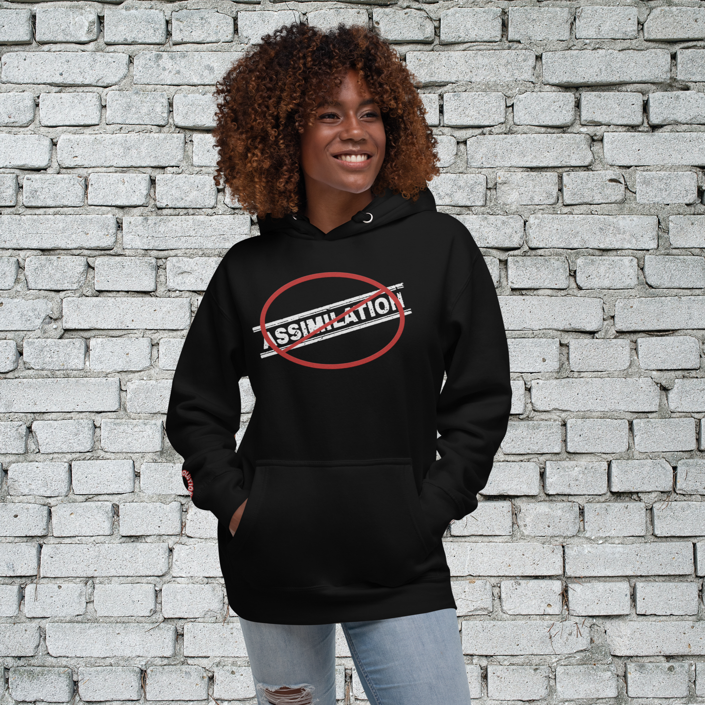 "ASSIMILATION" Unisex Embroidered Hoodie