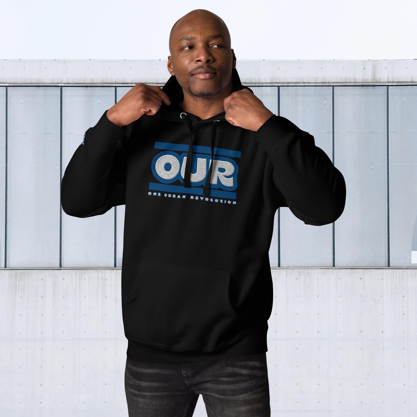 "THE WORLD IS OUR'S" Embroidered Unisex Hoodie