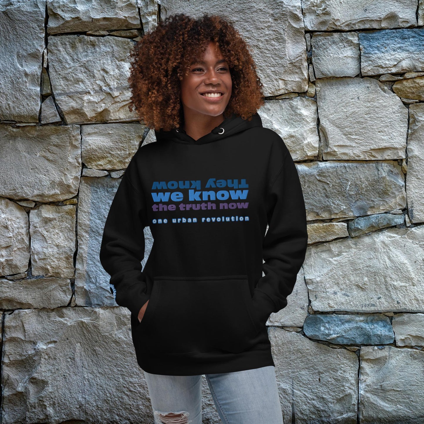 "WE KNOW" Embroidered Unisex Hoodie