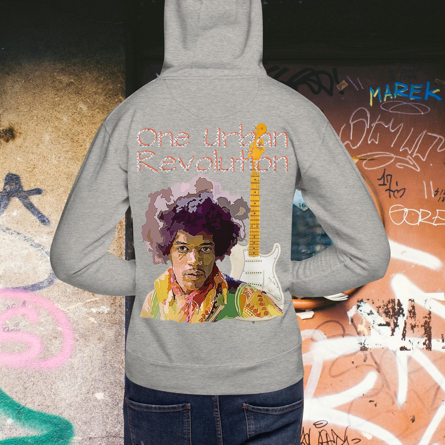 "HENDRIX" Unisex Embroidered Hoodie