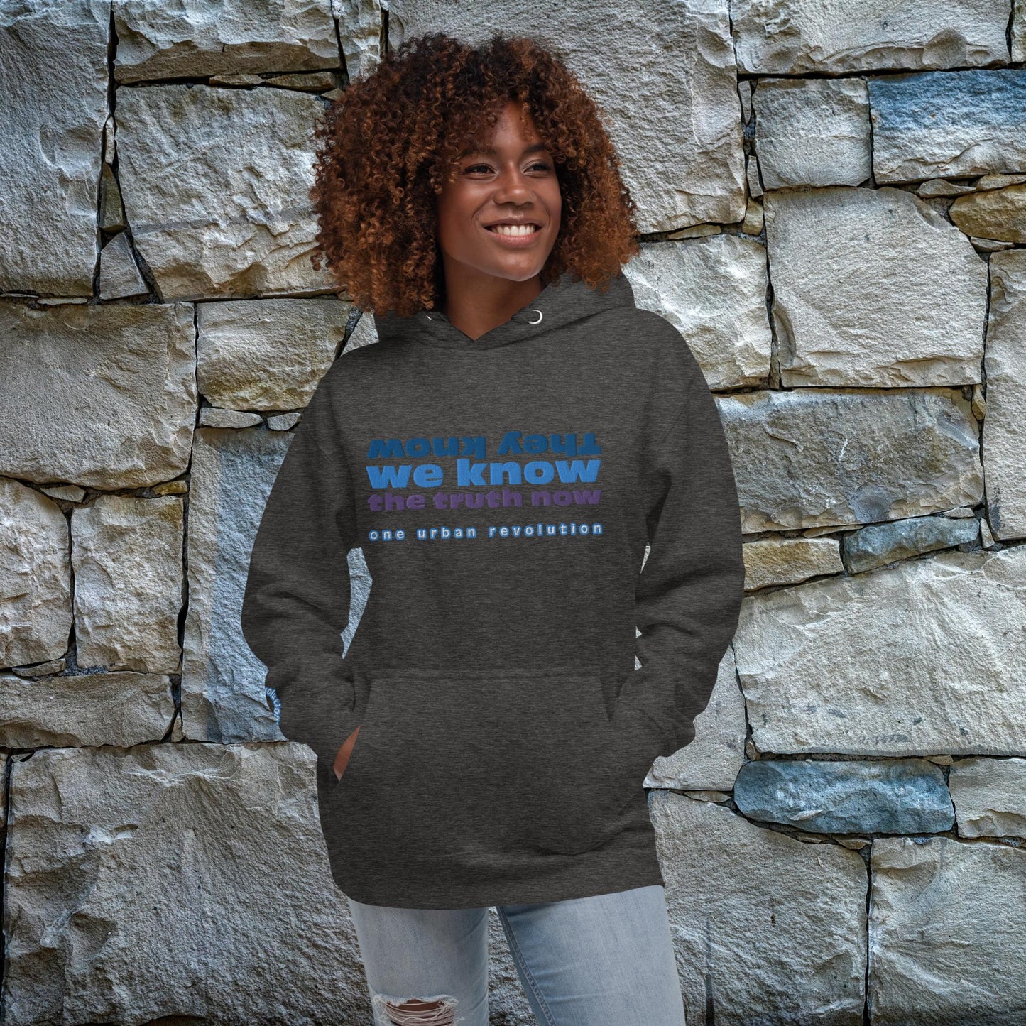 "WE KNOW" Embroidered Unisex Hoodie