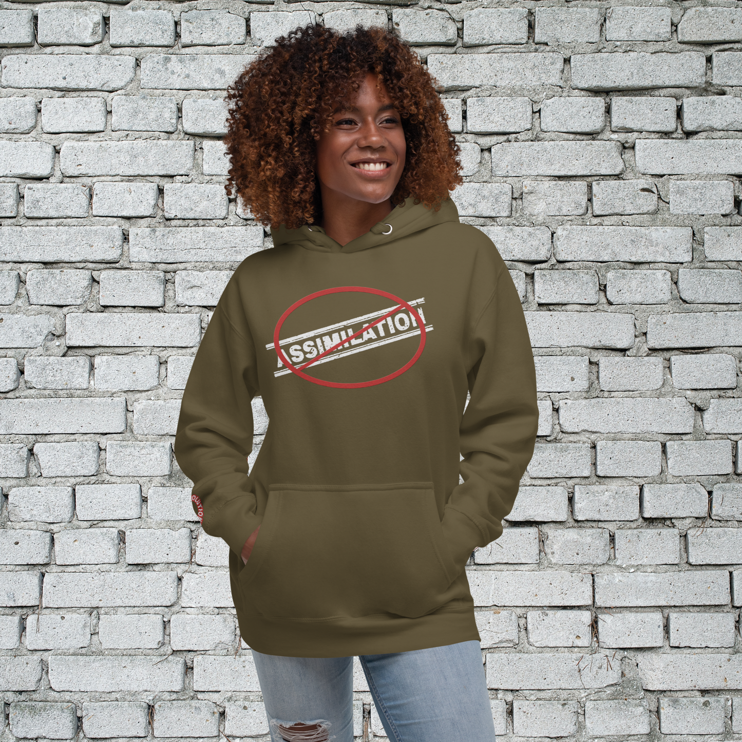 "ASSIMILATION" Unisex Embroidered Hoodie