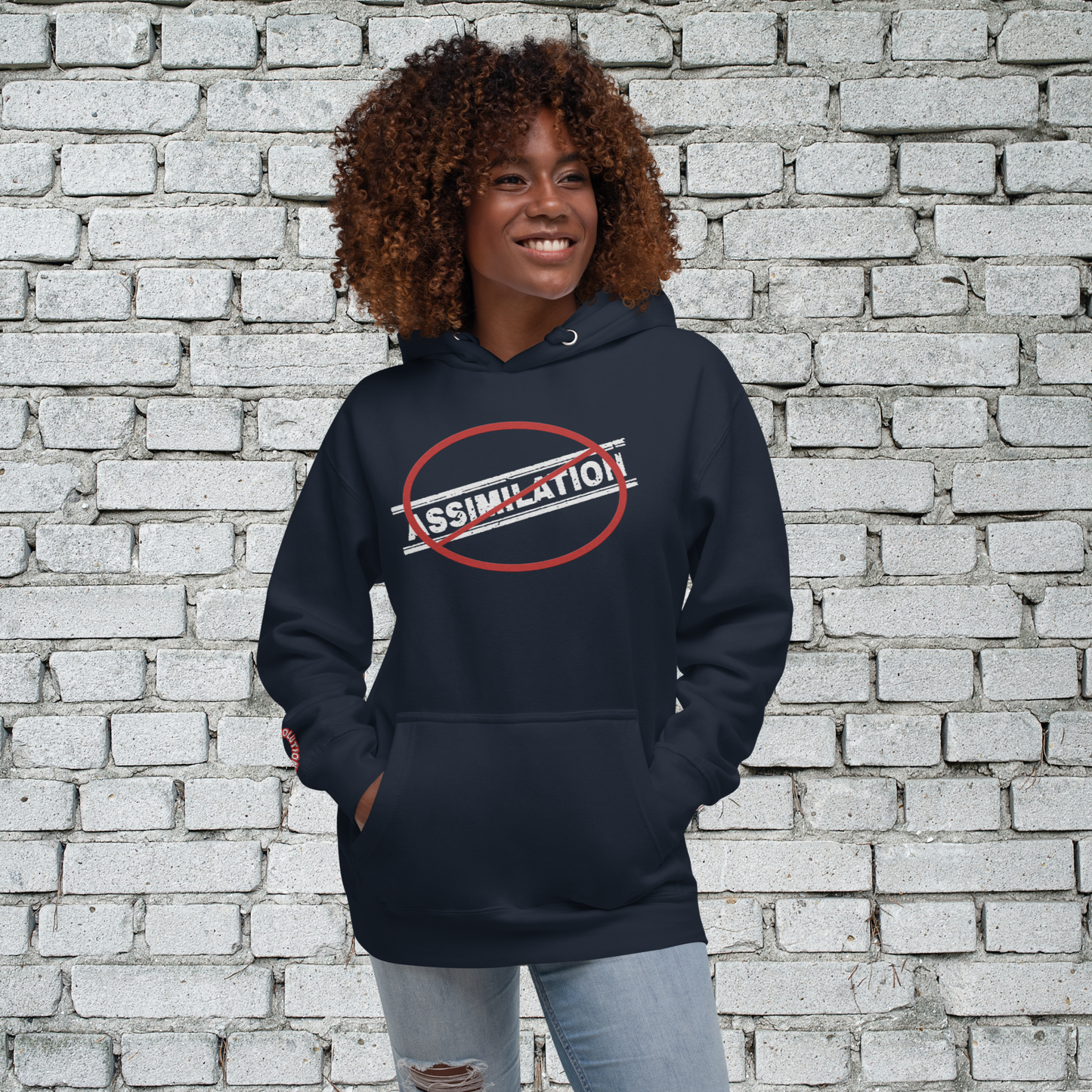 "ASSIMILATION" Unisex Embroidered Hoodie