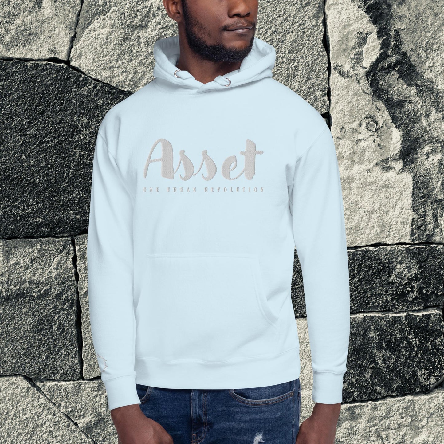 "ASSET" Unisex Embroidered Hoodie