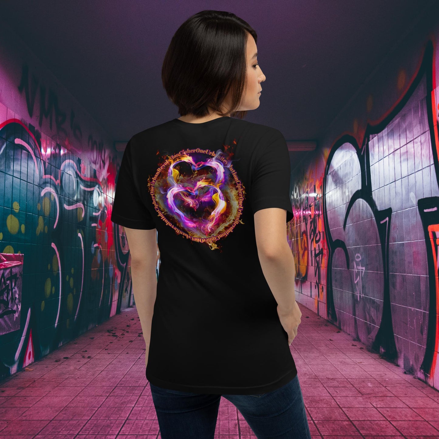 "LOVE FLAMES" Unisex T-shirt