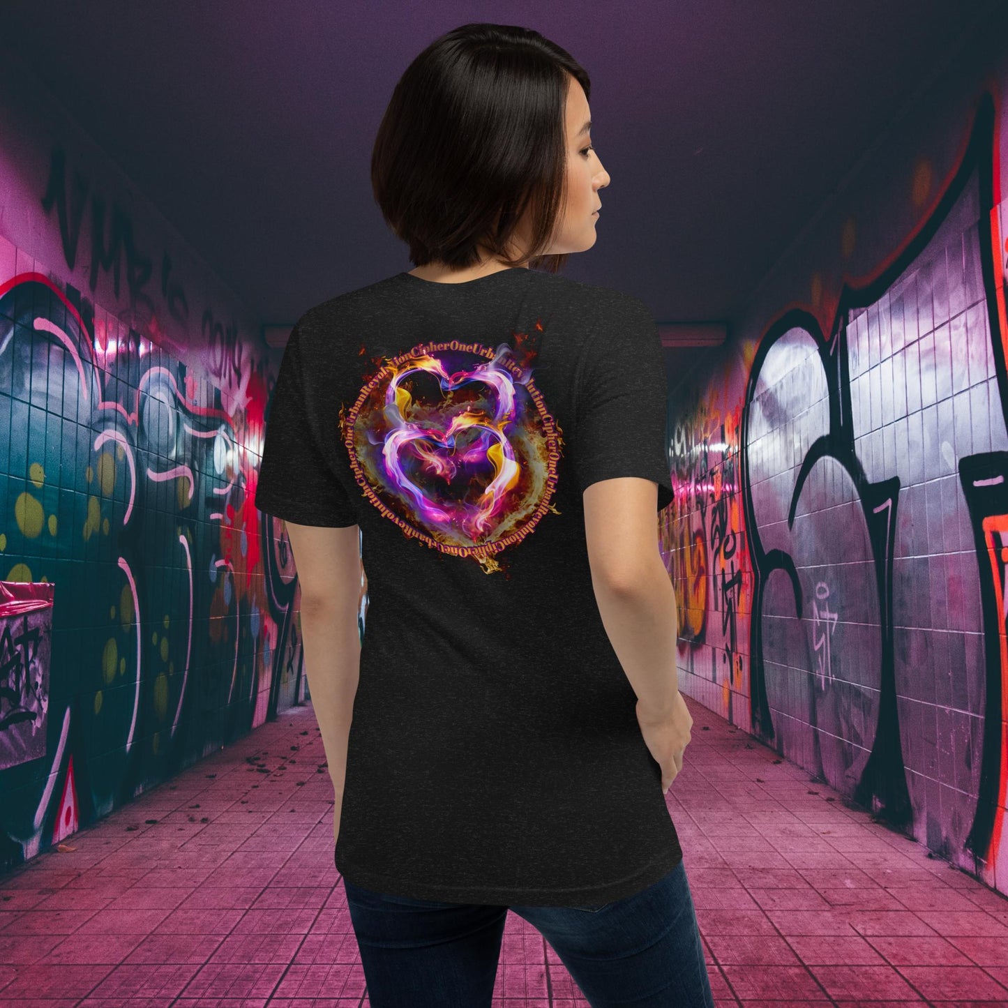 "LOVE FLAMES" Unisex T-shirt