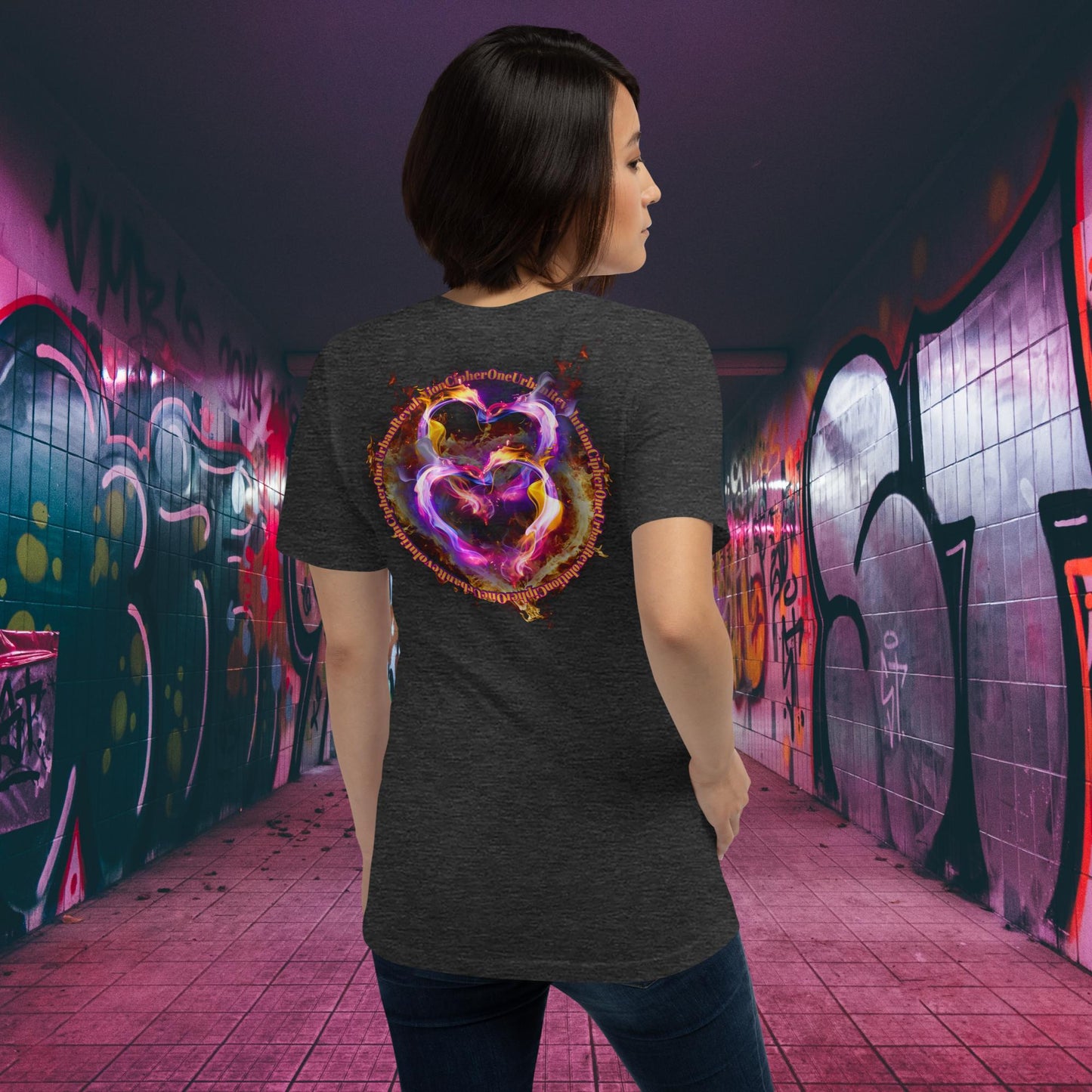 "LOVE FLAMES" Unisex T-shirt