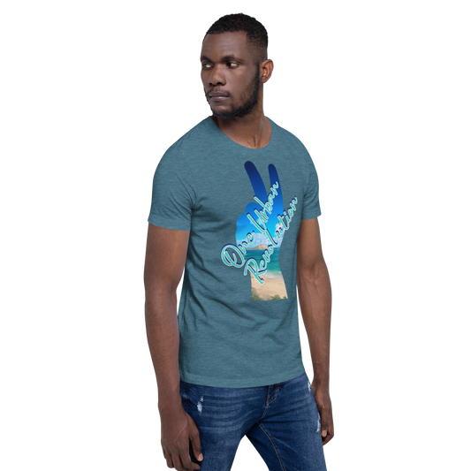 "TROPICAL PEACE" Unisex Tri-blend T-shirt