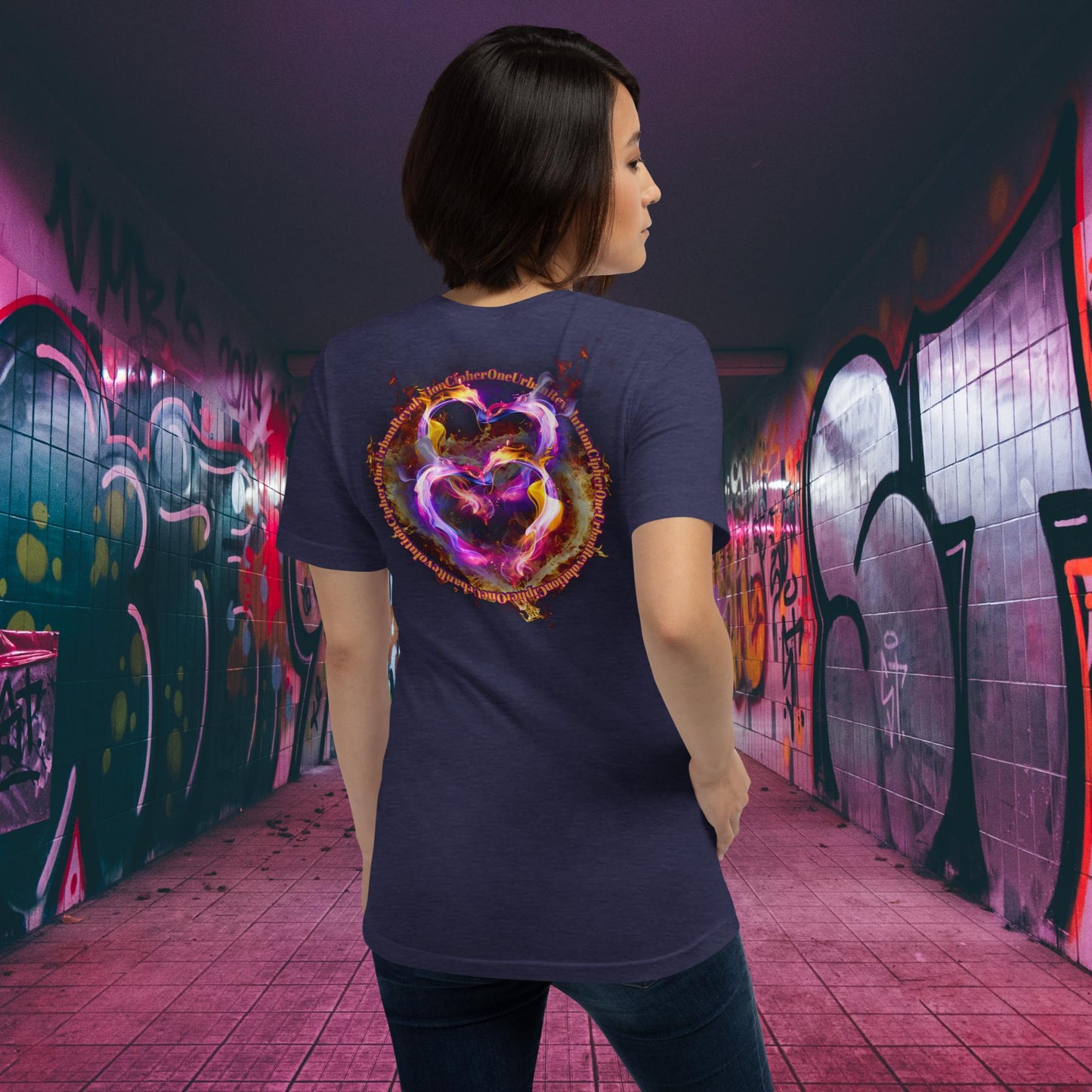 "LOVE FLAMES" Unisex T-shirt