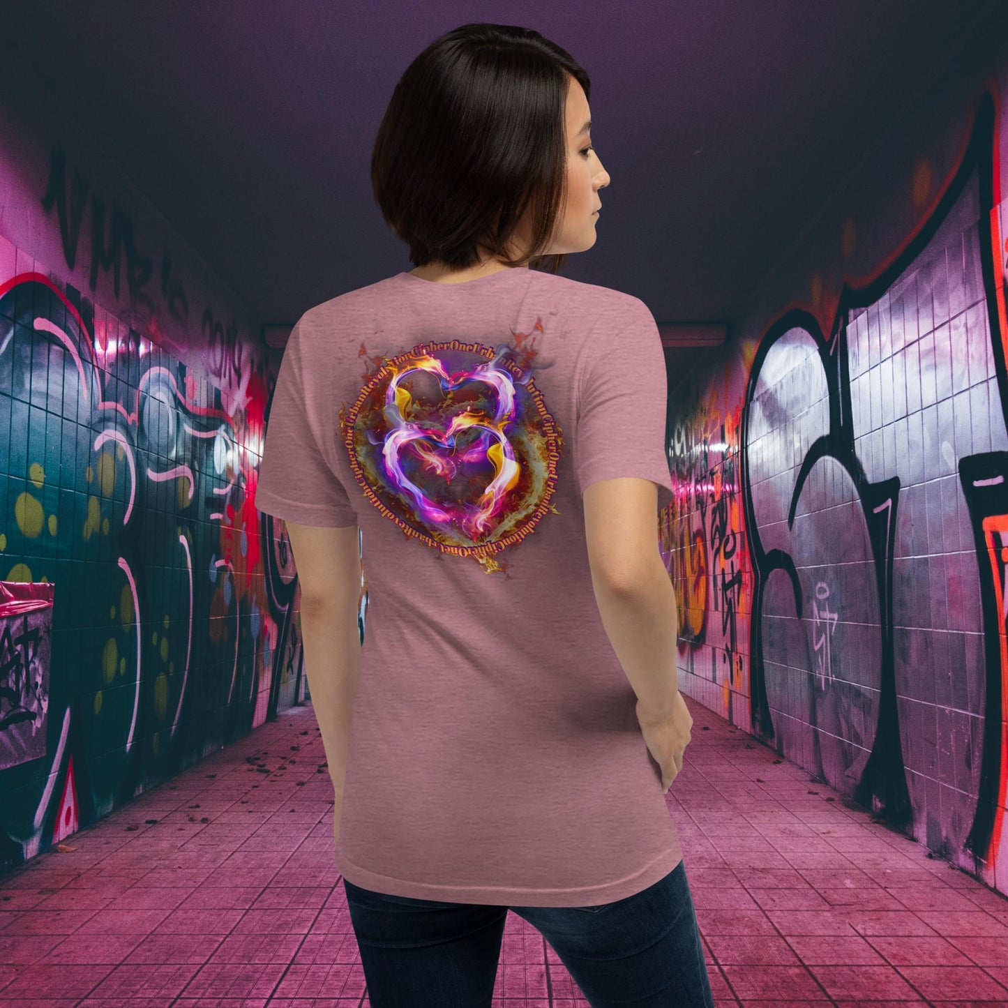 "LOVE FLAMES" Unisex T-shirt