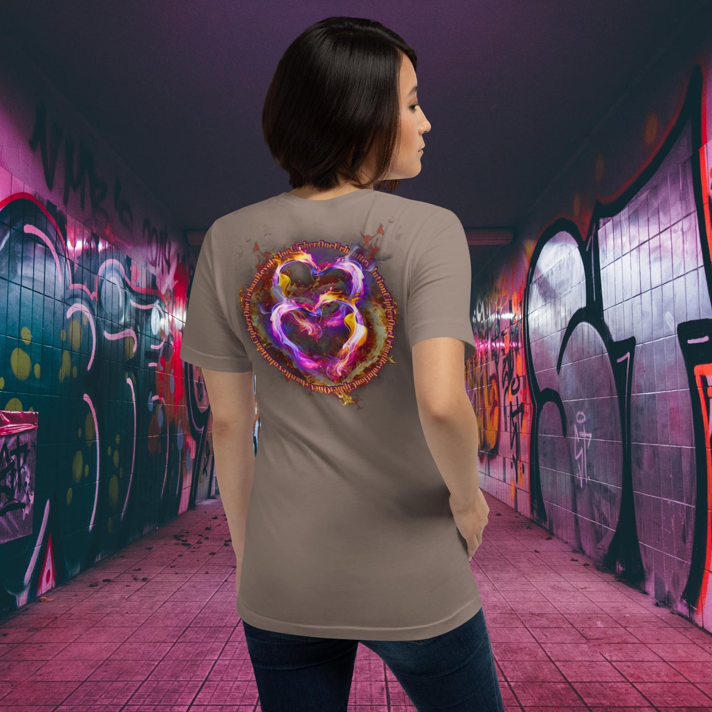 "LOVE FLAMES" Unisex T-shirt