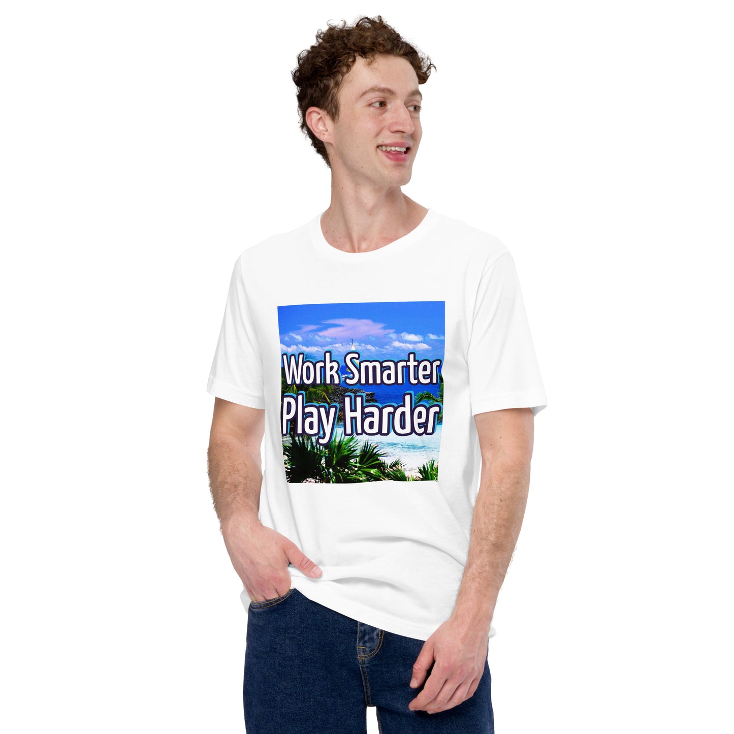 "WORK SMART" Unisex T-shirt