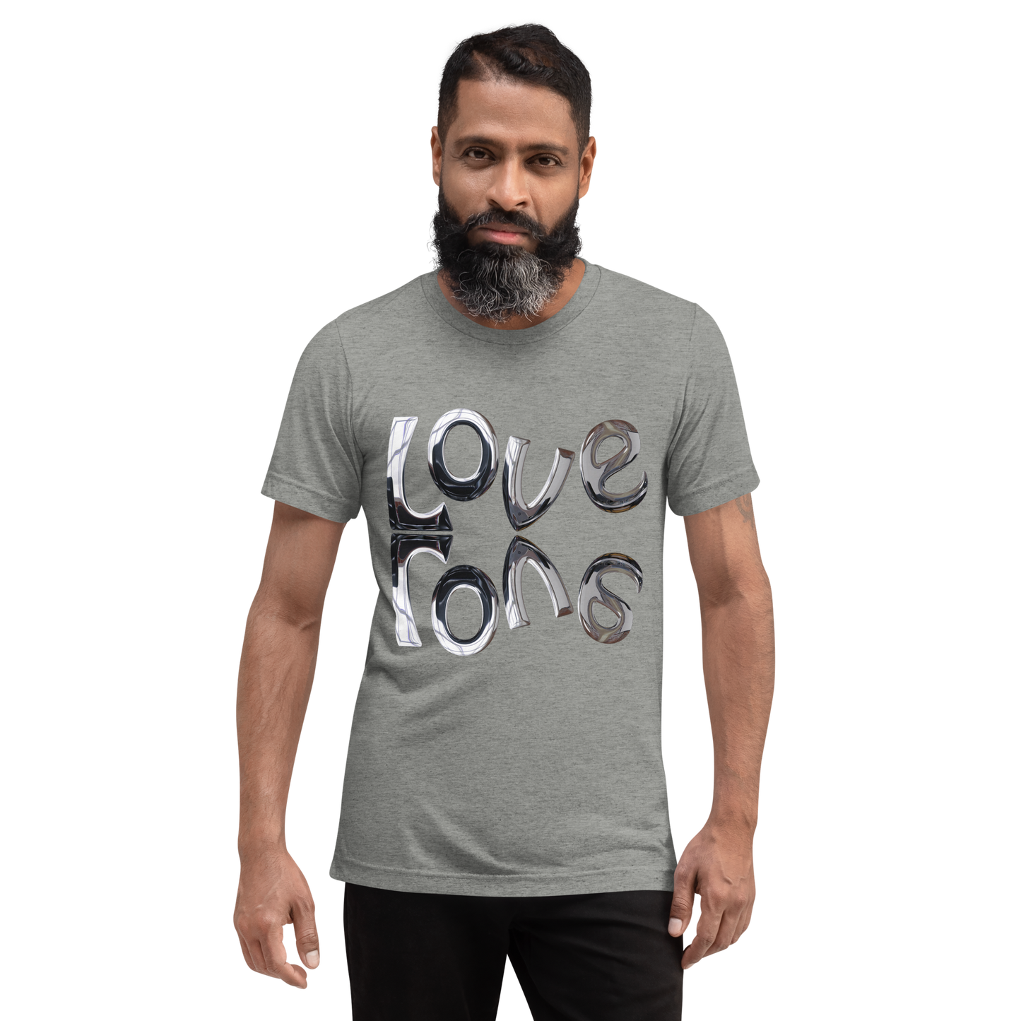 "REFLECTION OF LOVE" Unisex Tri-blend T-shirt