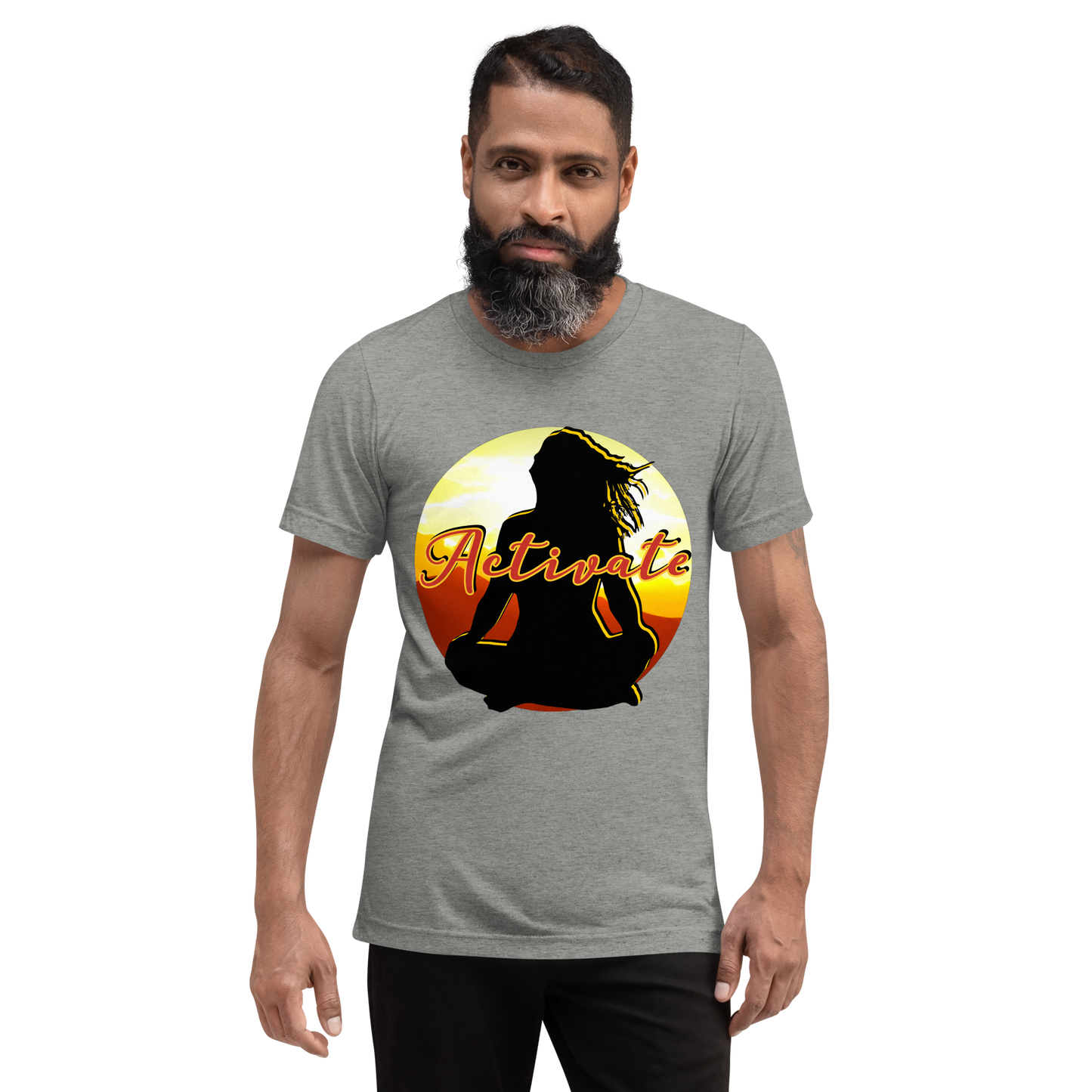 "SOLAR FLARES" Unisex Tri-blend T-shirt