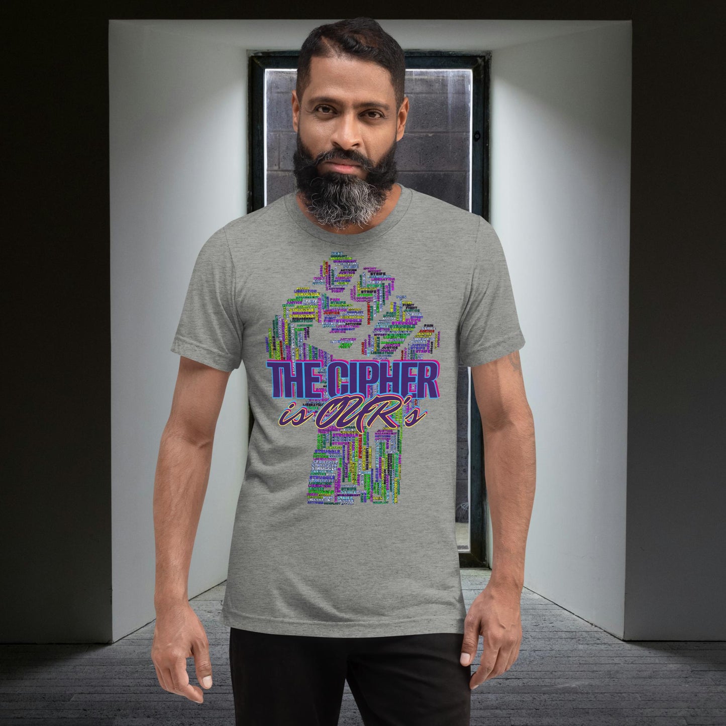 "THE CIPHER" Unisex Tri-blend T-shirt