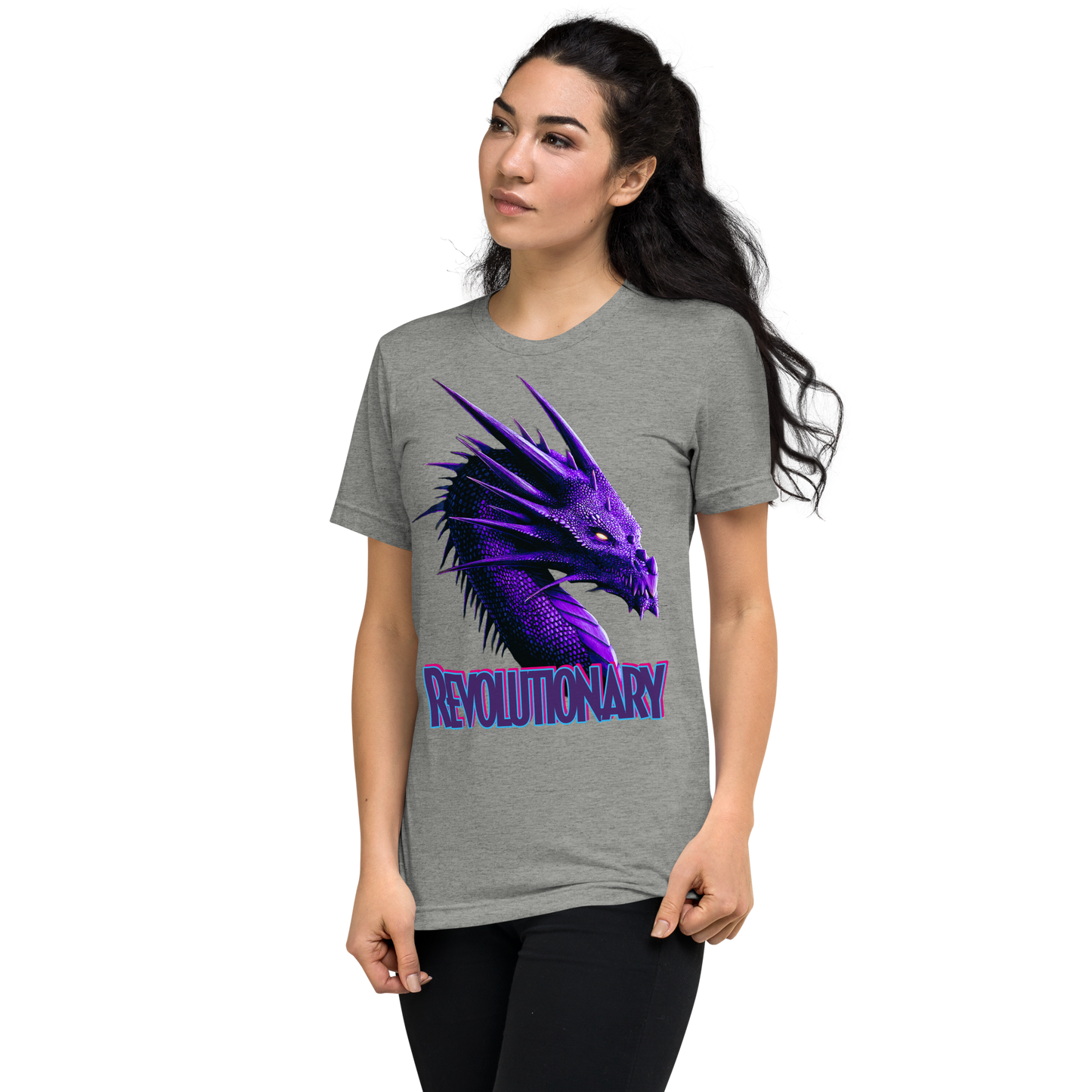 "PURPLE FIRE" Unisex Tri-blend T-shirt