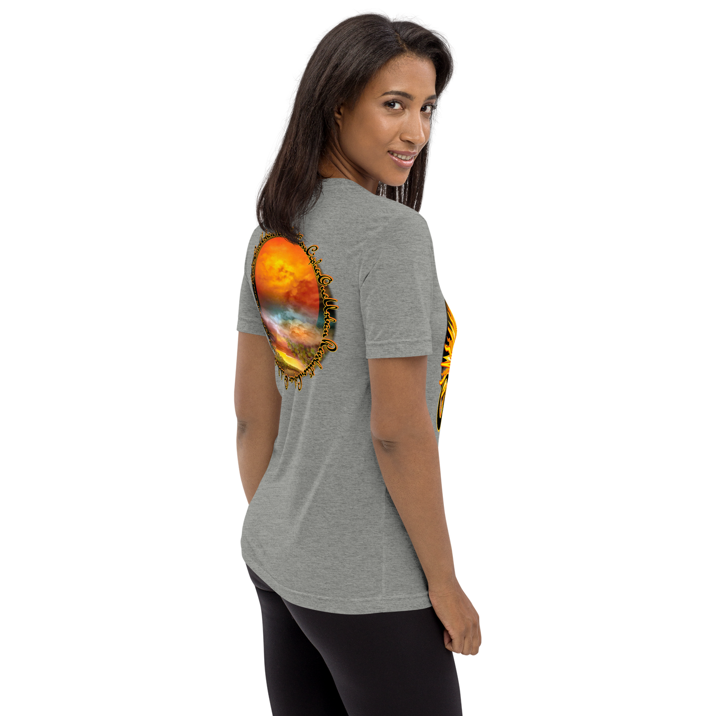 "SOLAR FLARES" Unisex Tri-blend T-shirt