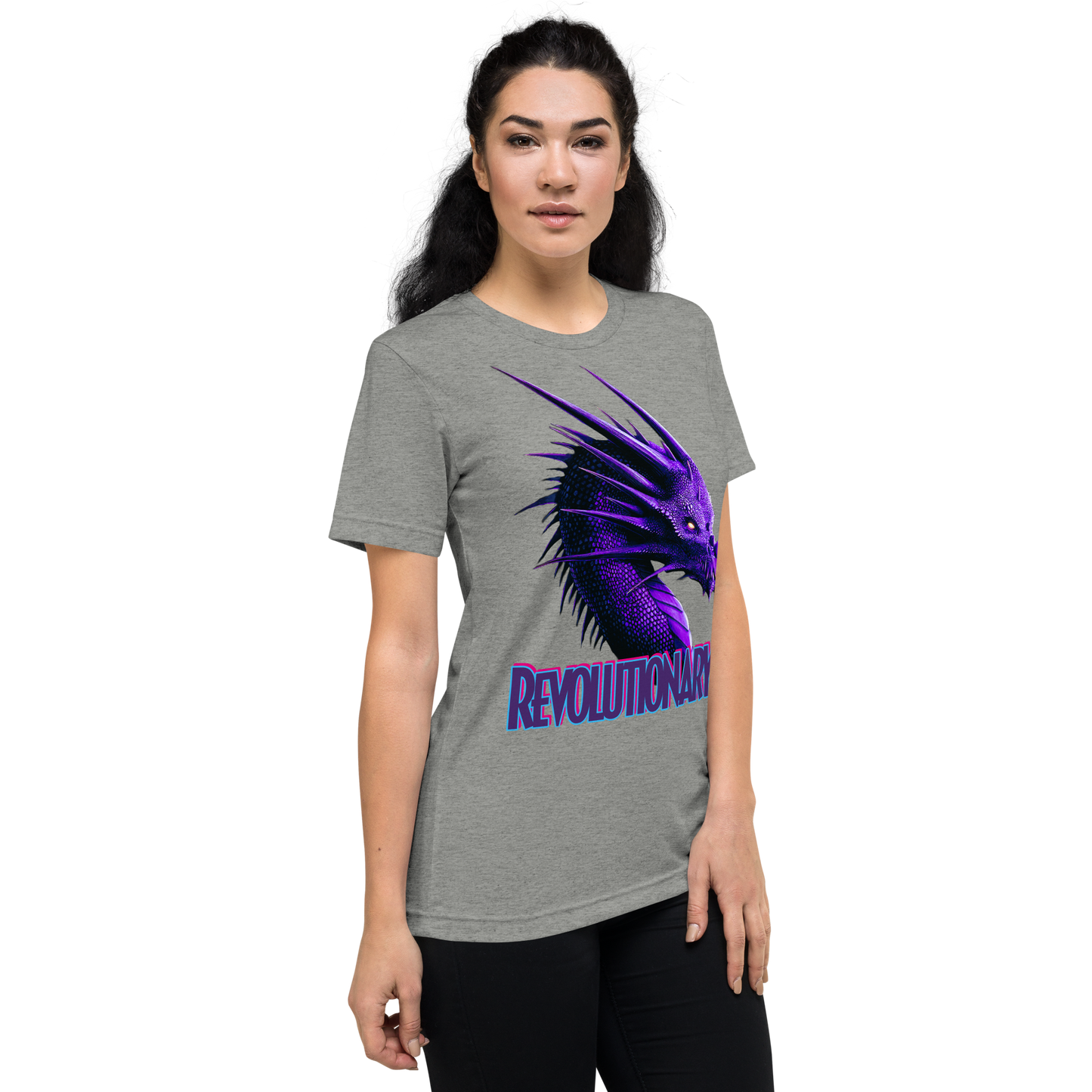 "PURPLE FIRE" Unisex Tri-blend T-shirt