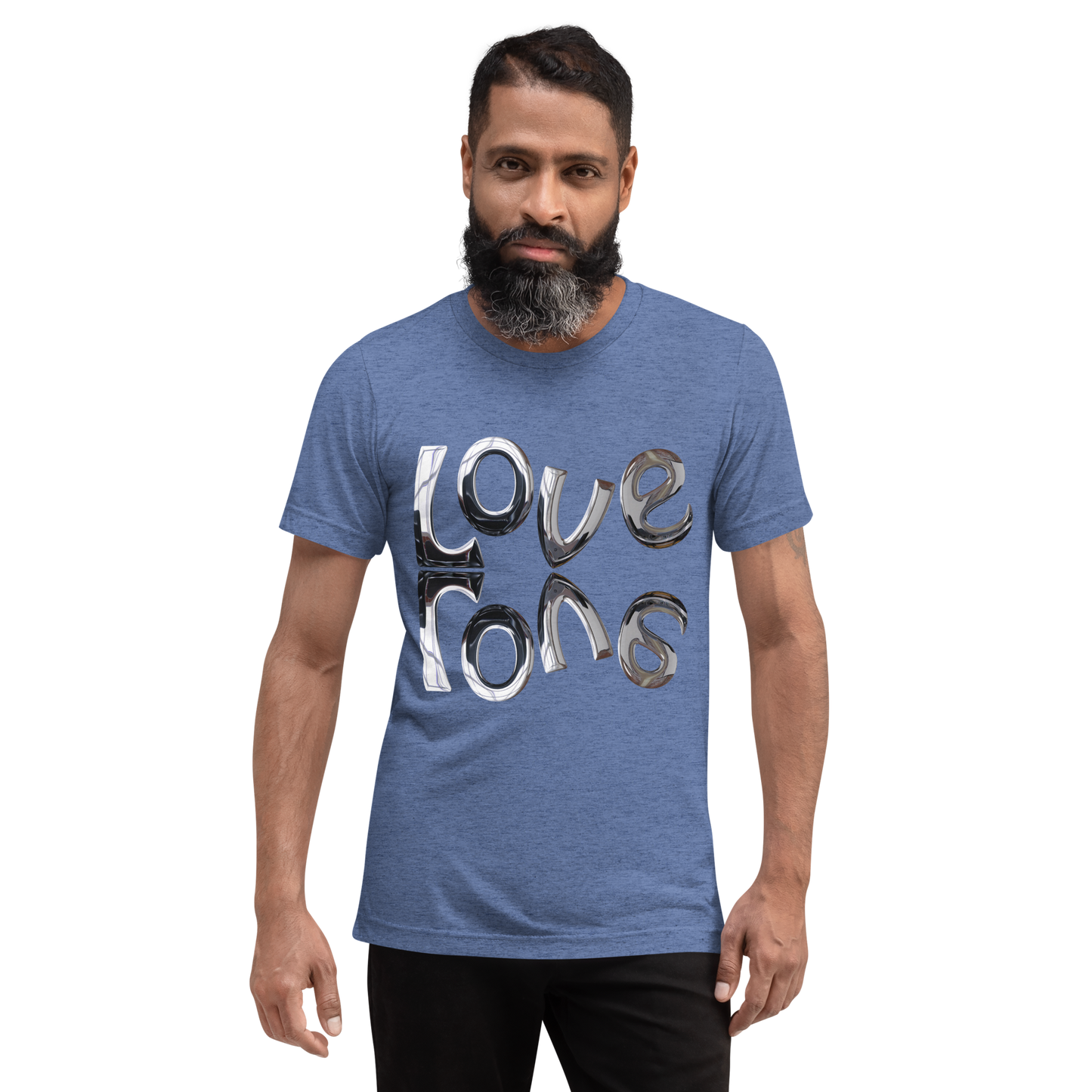 "REFLECTION OF LOVE" Unisex Tri-blend T-shirt