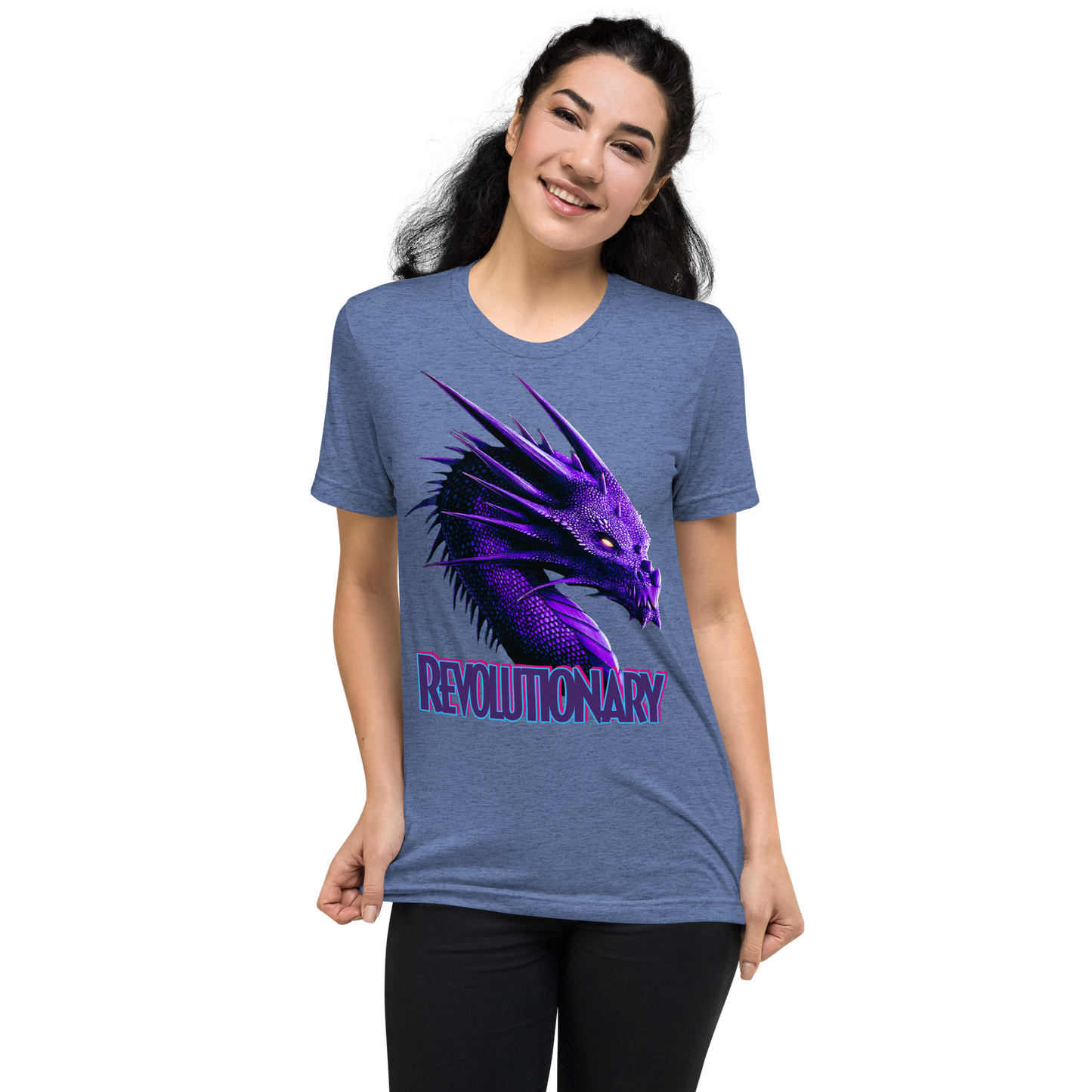 "PURPLE FIRE" Unisex Tri-blend T-shirt